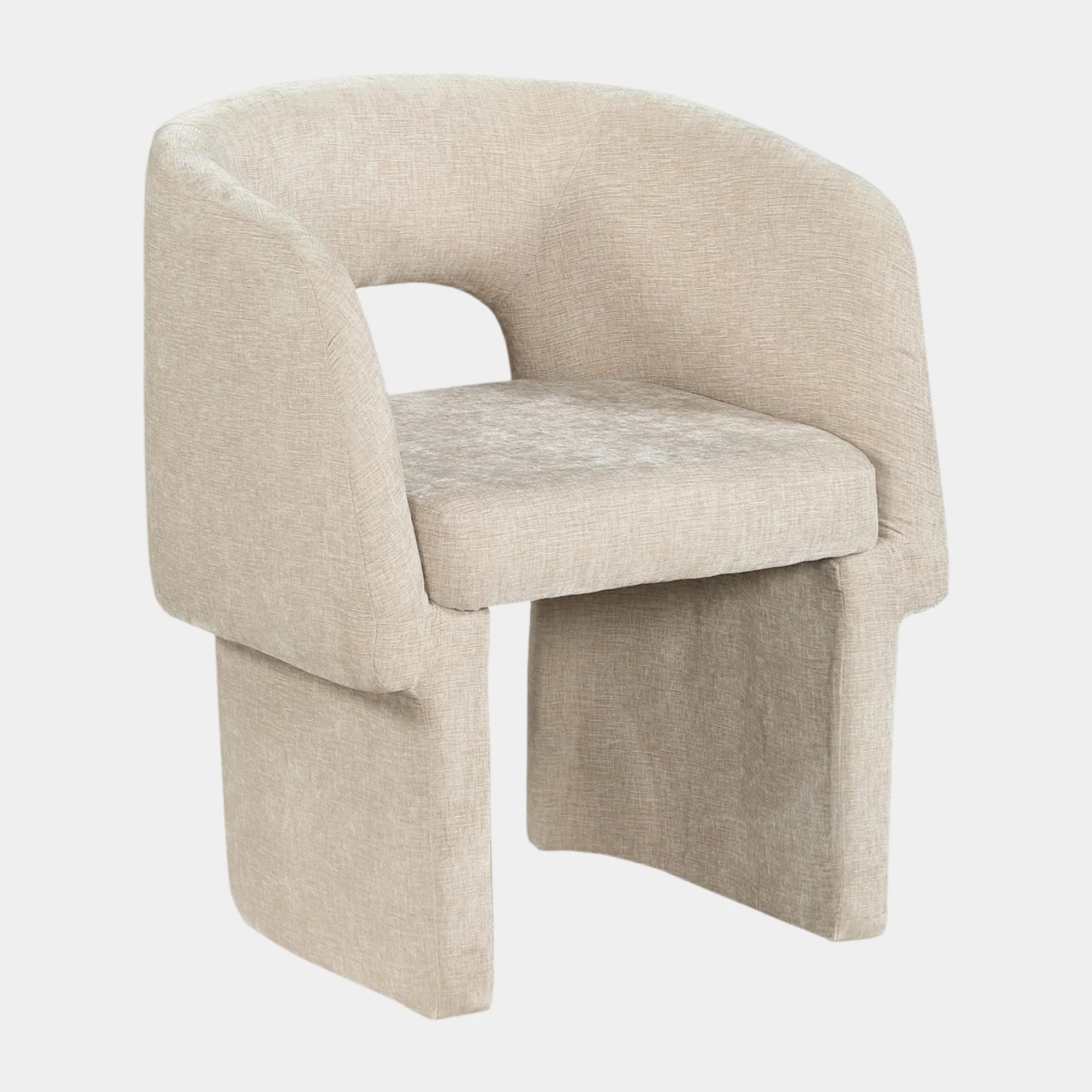 Emmet Chenille Fabric Upholstered Dining Chair / Accent Chair - Image 78