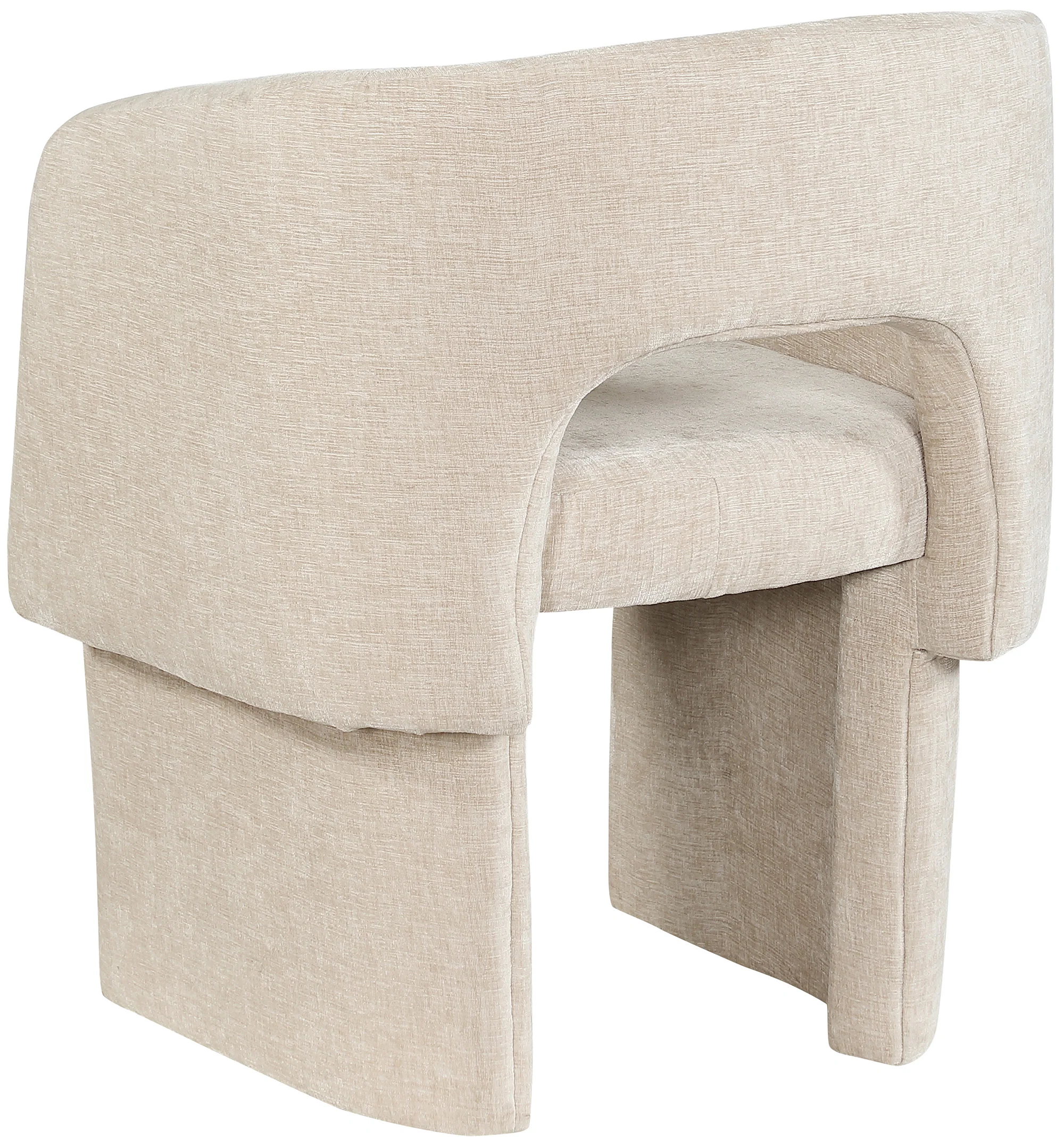 Emmet Chenille Fabric Upholstered Dining Chair / Accent Chair - Image 83