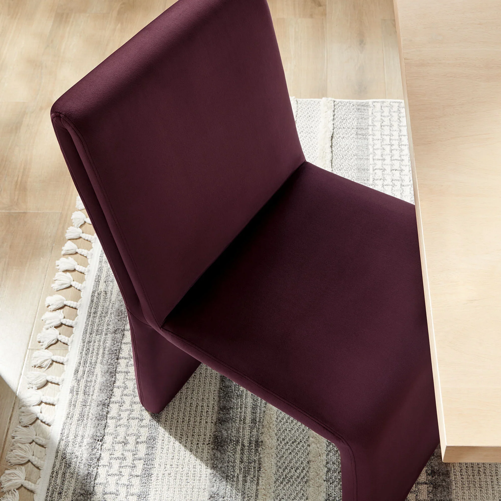 Emory Upholstered Performance Velvet Dining Side Chair - Image 12