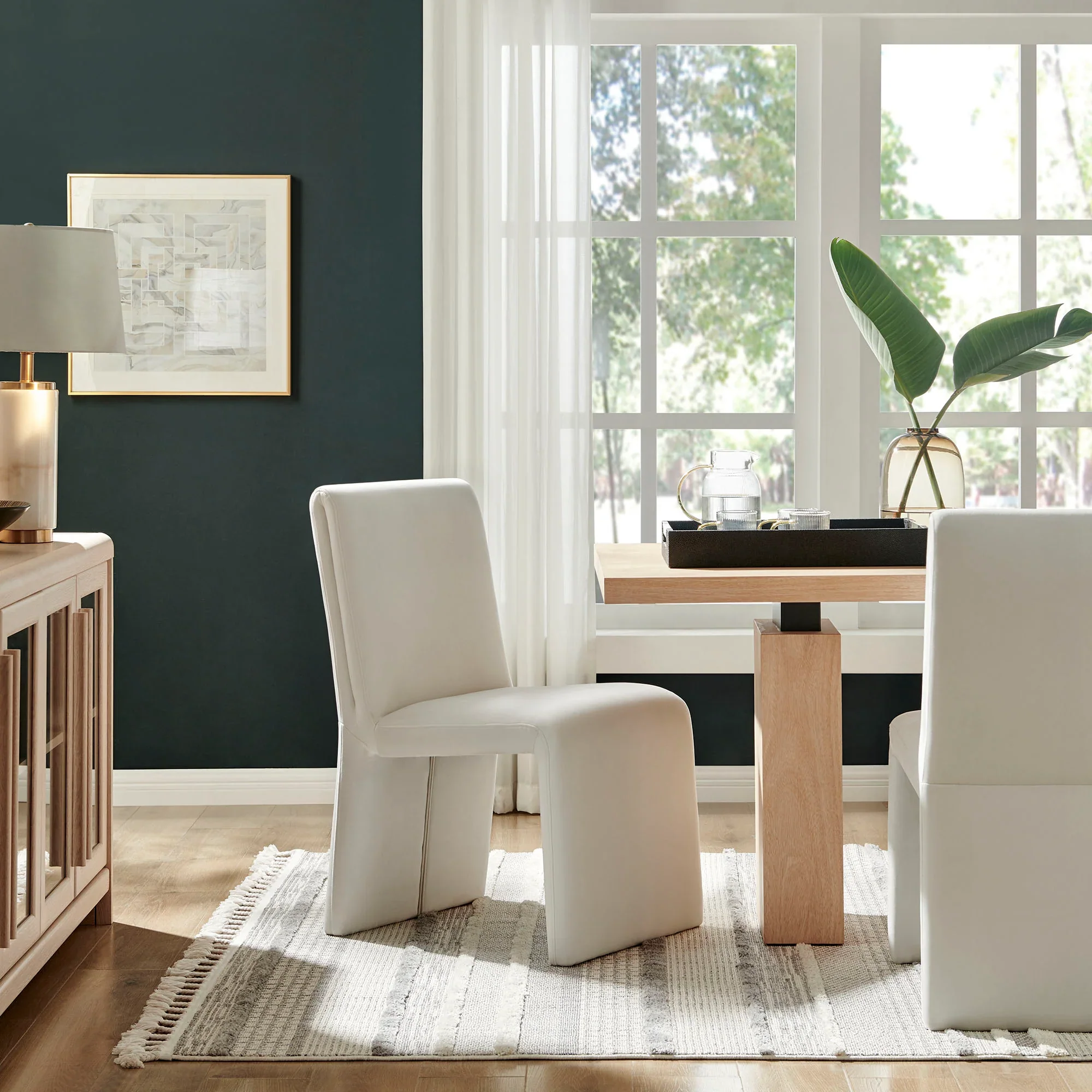 Emory Upholstered Performance Velvet Dining Side Chair - Image 38