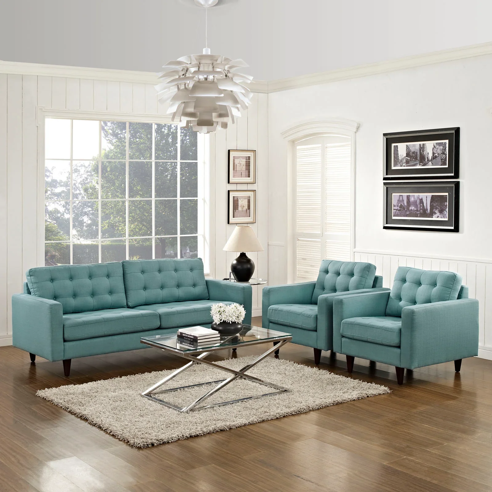 Empress Sofa and Armchairs Set of 3 - Image 6