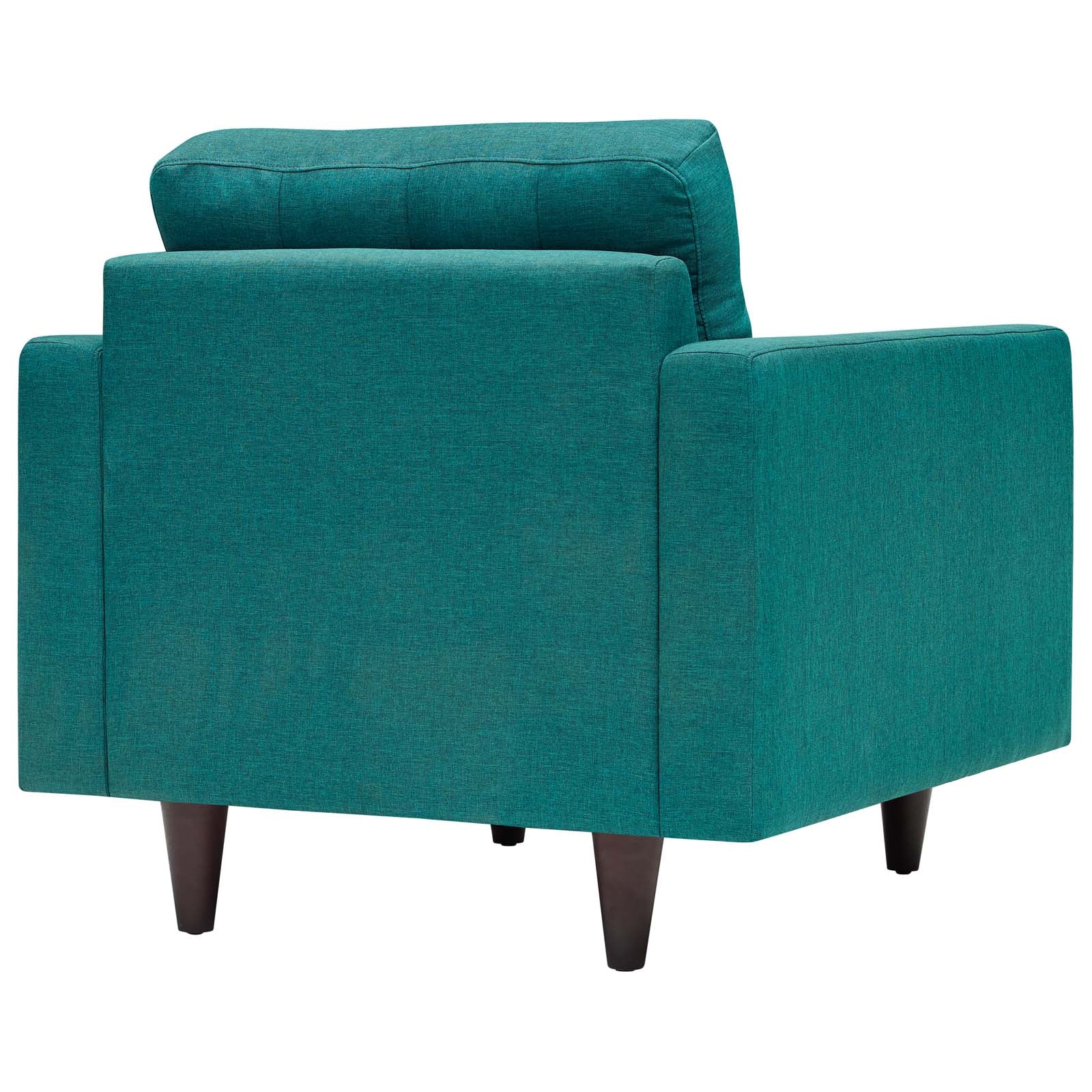 Empress Armchair Upholstered Fabric Set of 2 - Image 4