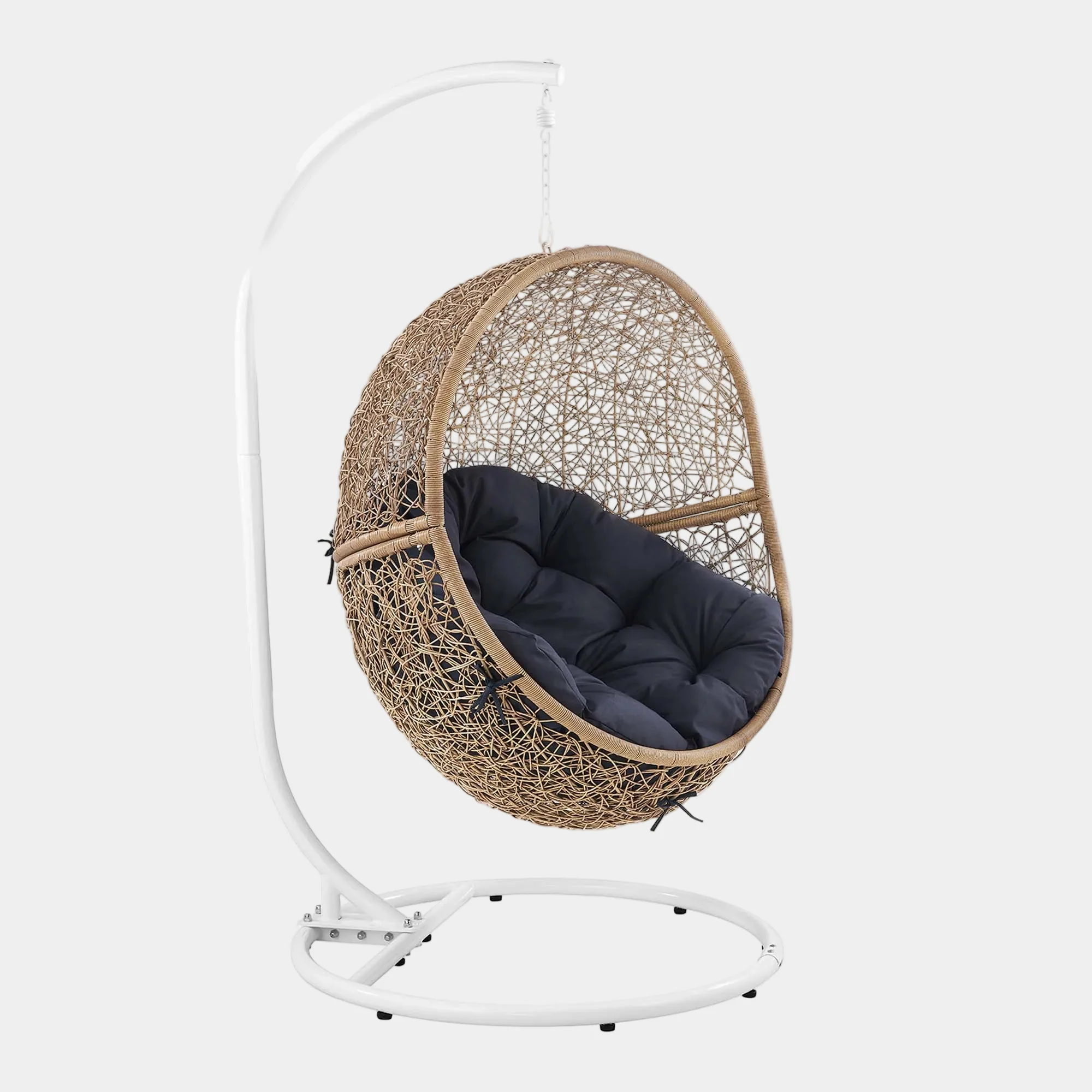 Encase Outdoor Patio Rattan Swing Chair - Image 11