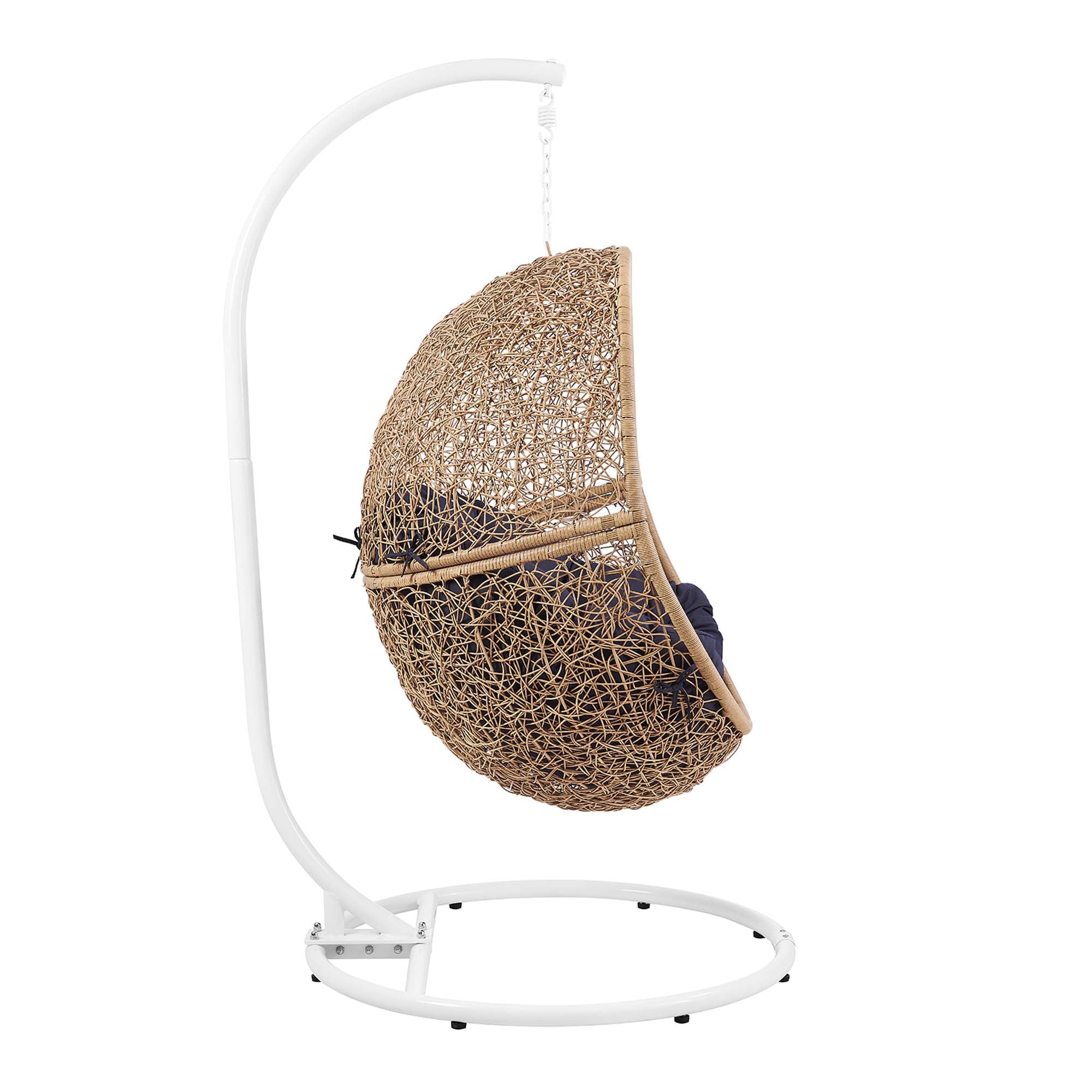 Encase Outdoor Patio Rattan Swing Chair - Image 14