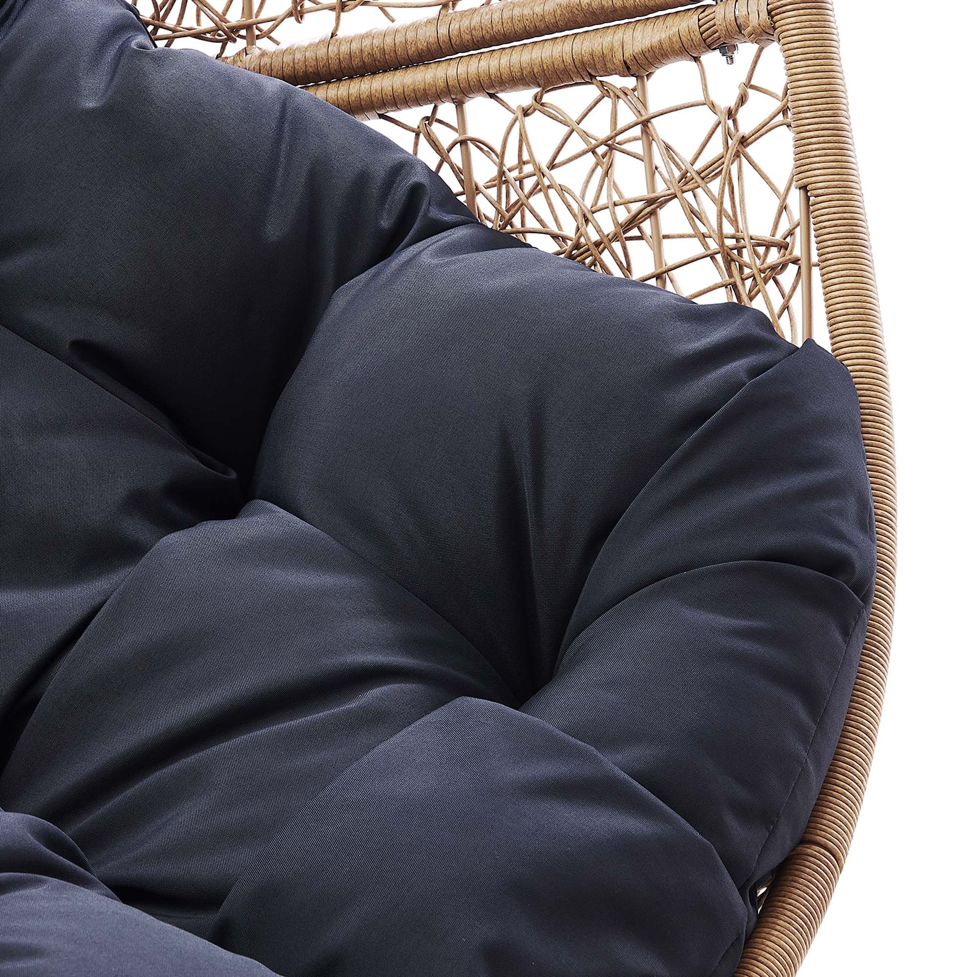 Encase Outdoor Patio Rattan Swing Chair - Image 18