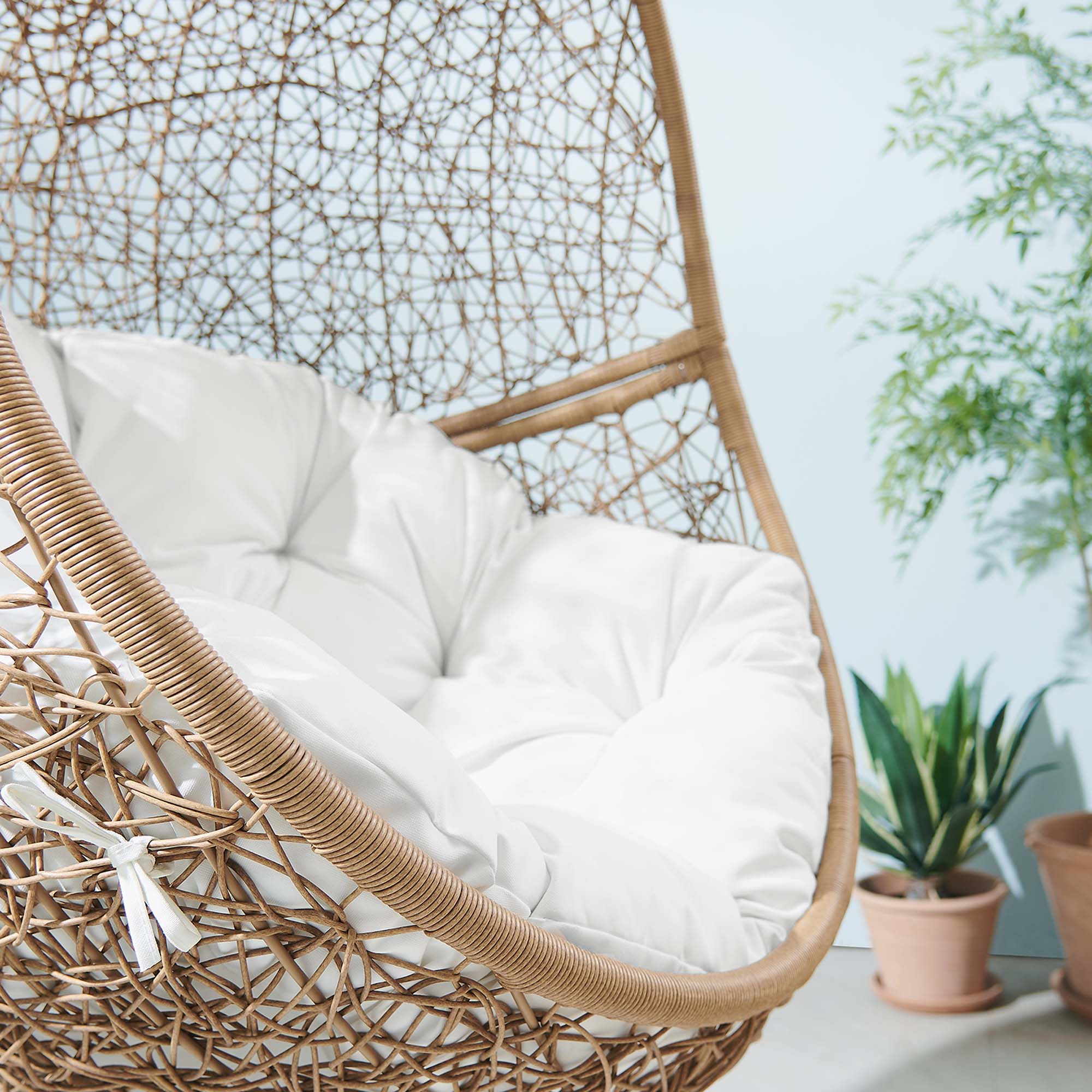 Encase Outdoor Patio Rattan Swing Chair - Image 29