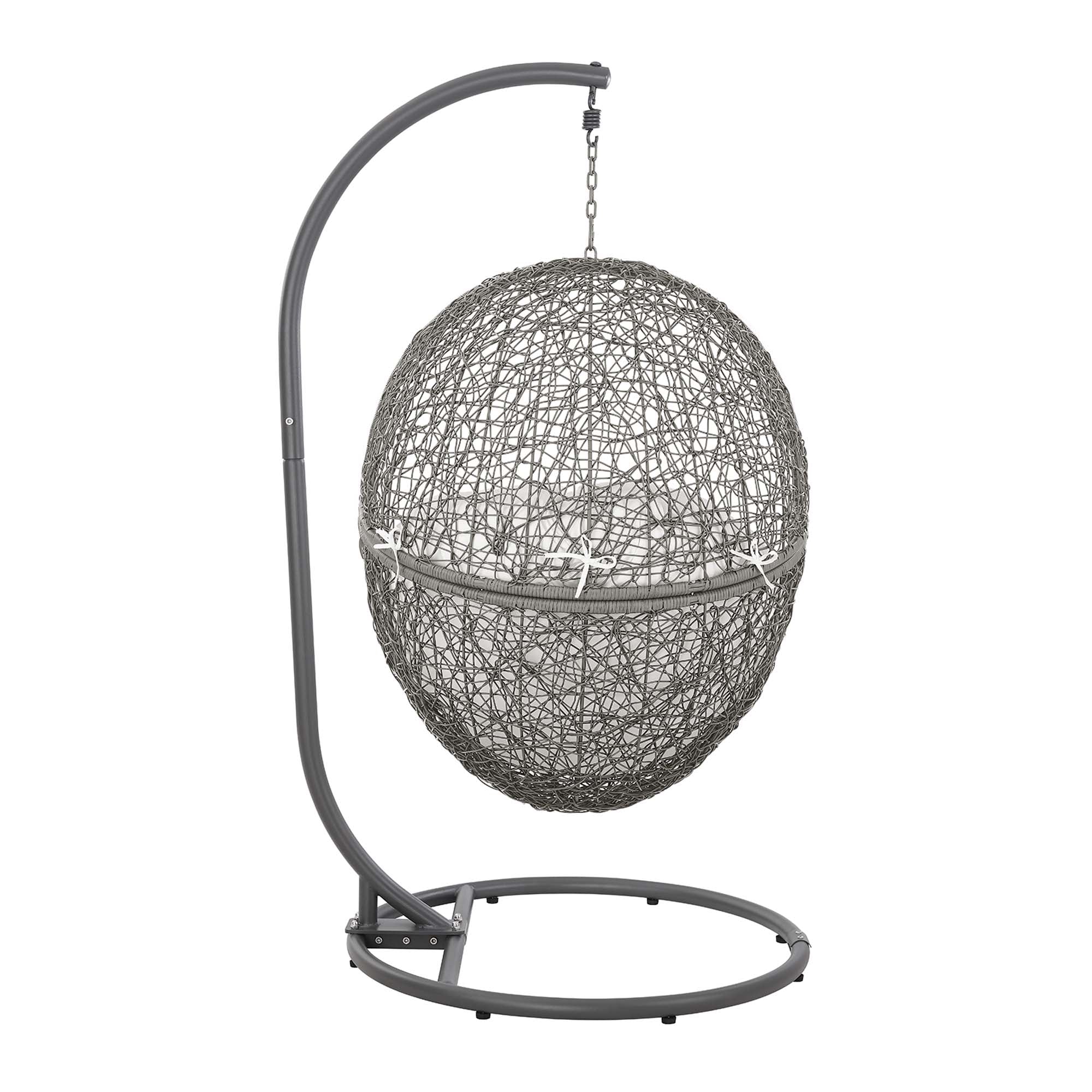 Encase Outdoor Patio Rattan Swing Chair - Image 35