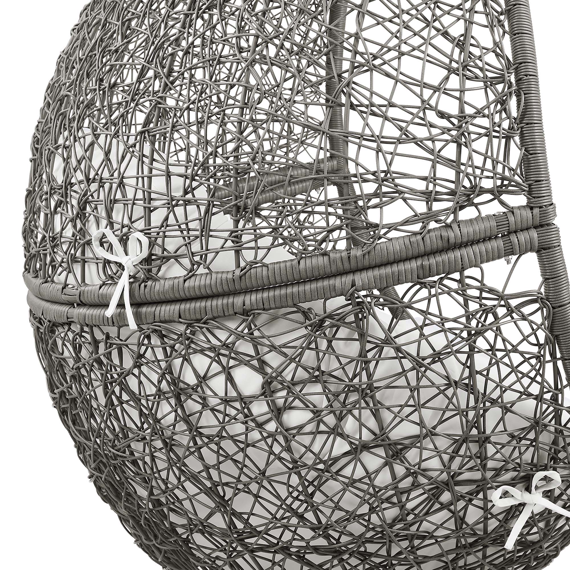 Encase Outdoor Patio Rattan Swing Chair - Image 37