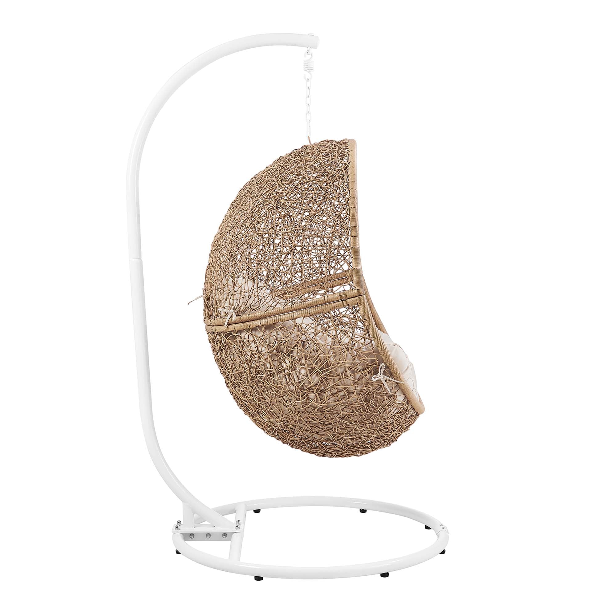 Encase Outdoor Patio Rattan Swing Chair - Image 4