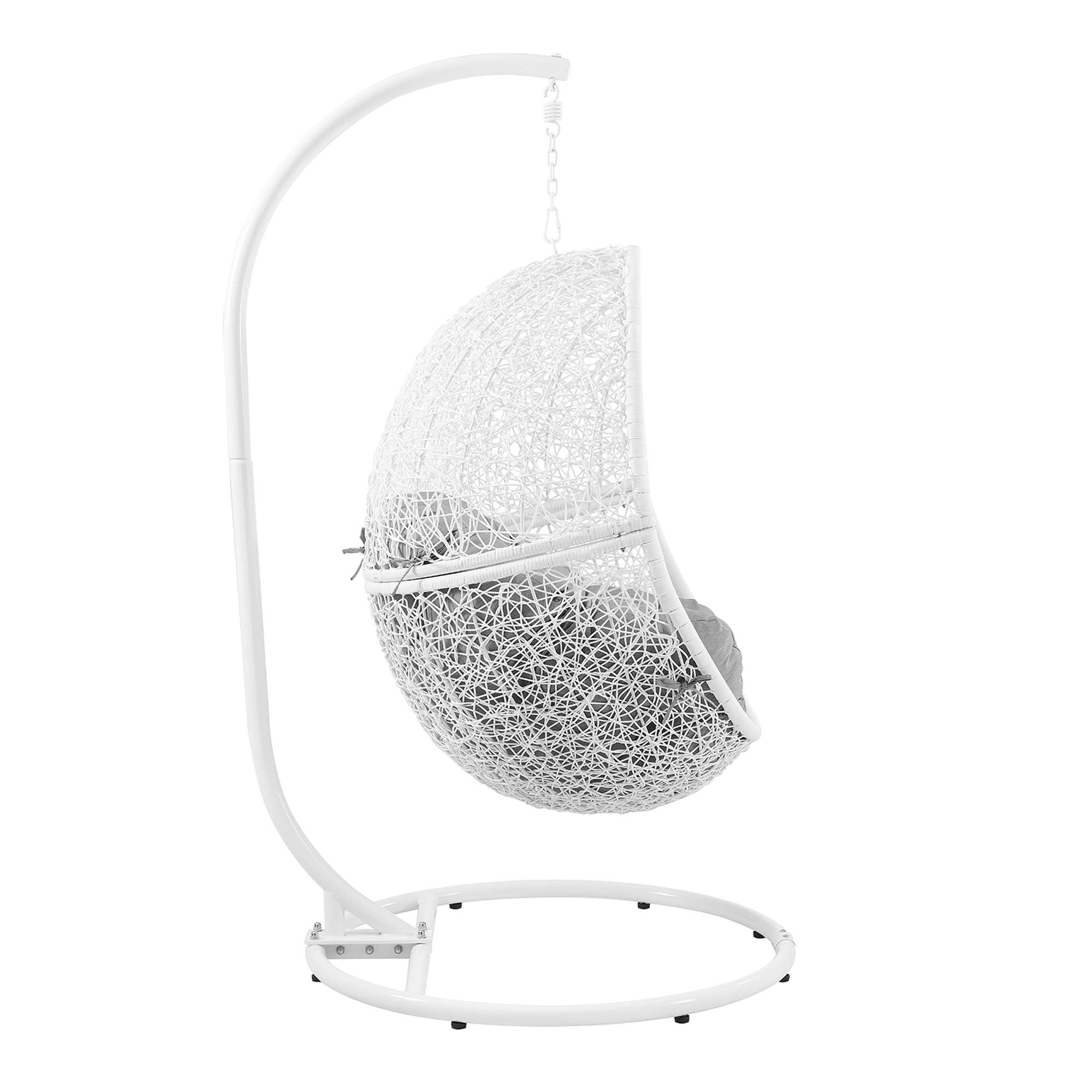 Encase Outdoor Patio Rattan Swing Chair - Image 44