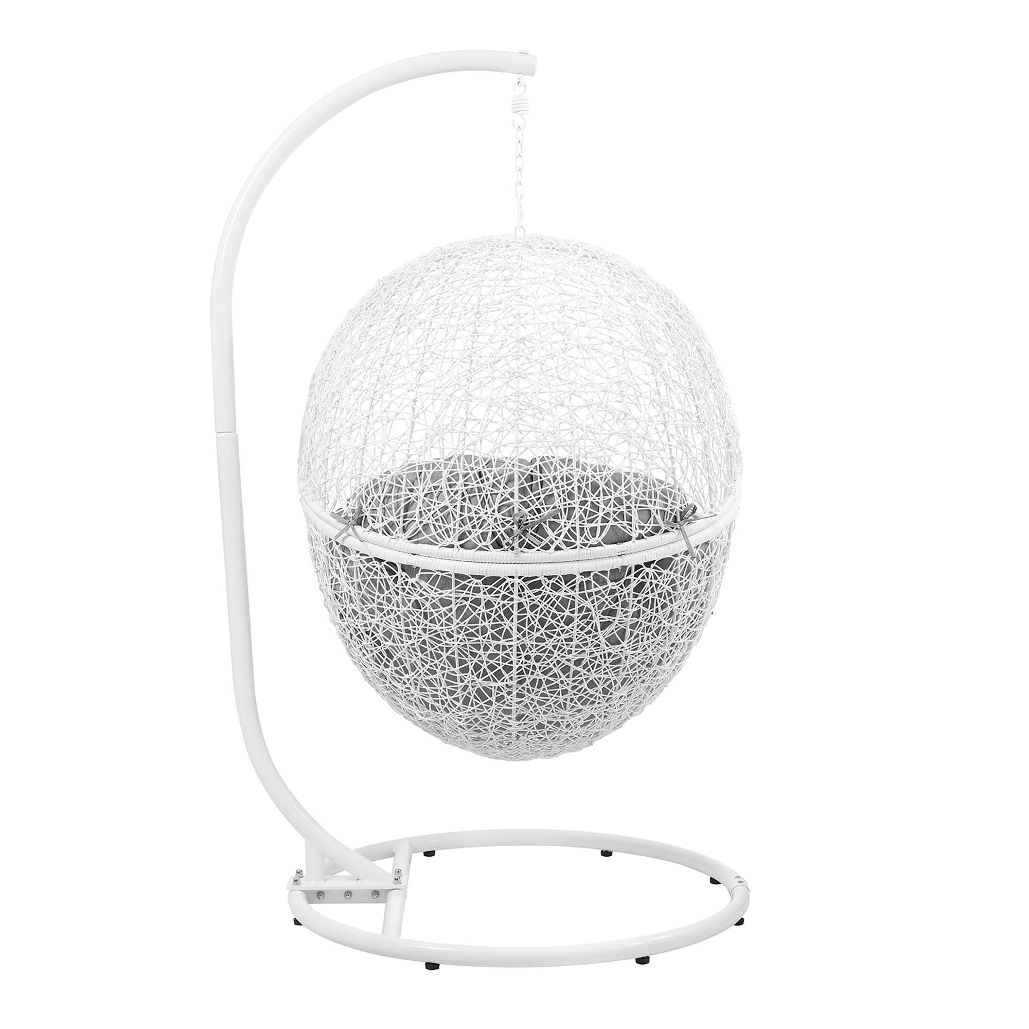 Encase Outdoor Patio Rattan Swing Chair - Image 45