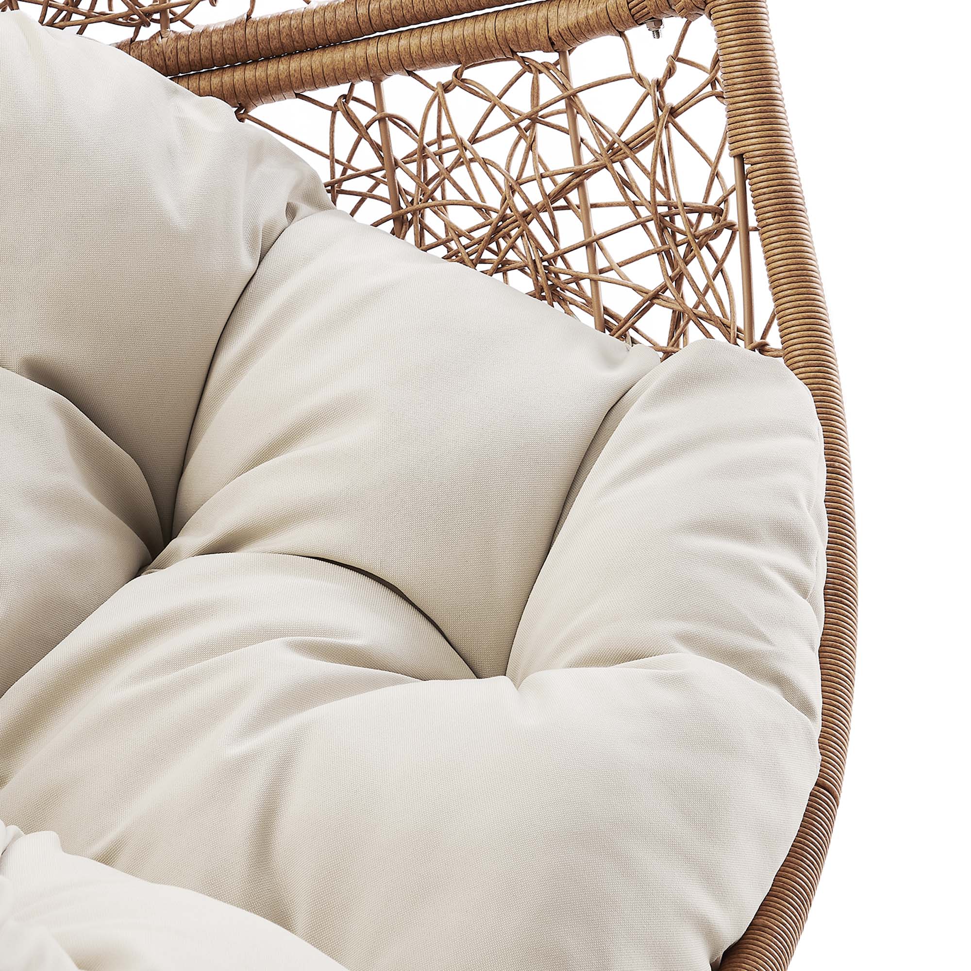 Encase Outdoor Patio Rattan Swing Chair - Image 8