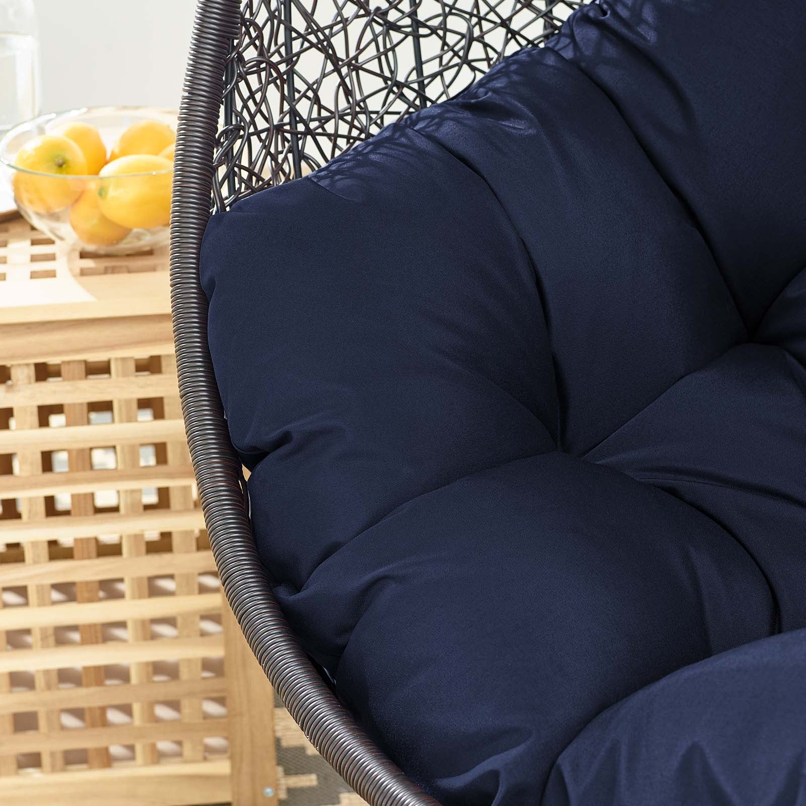 Encase Swing Outdoor Patio Lounge Chair Without Stand - Image 28