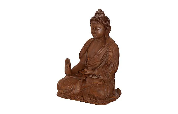 Enchanting Buddha, Rust Finish - Image 2