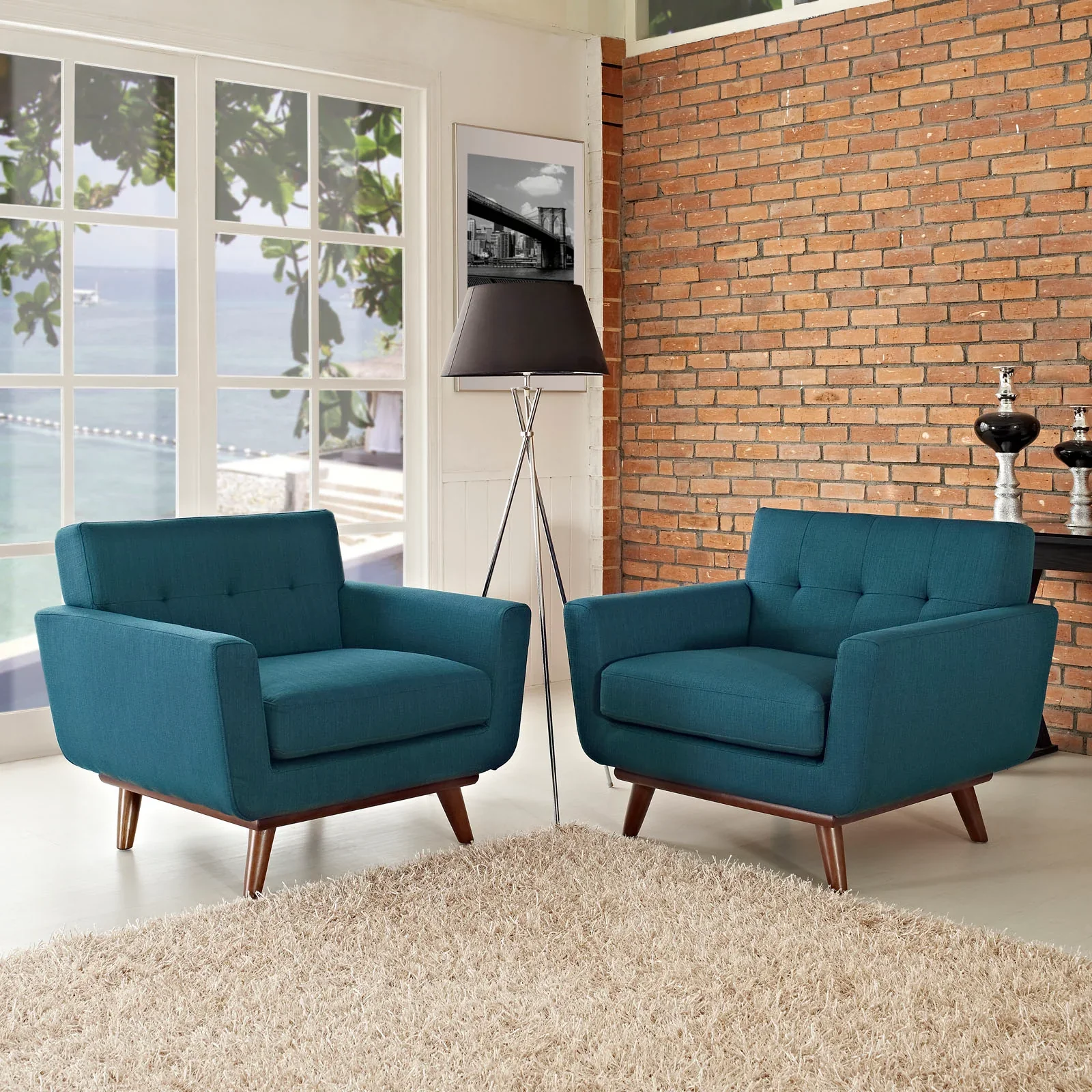 Engage Wood Armchair Set of 2 - Image 2