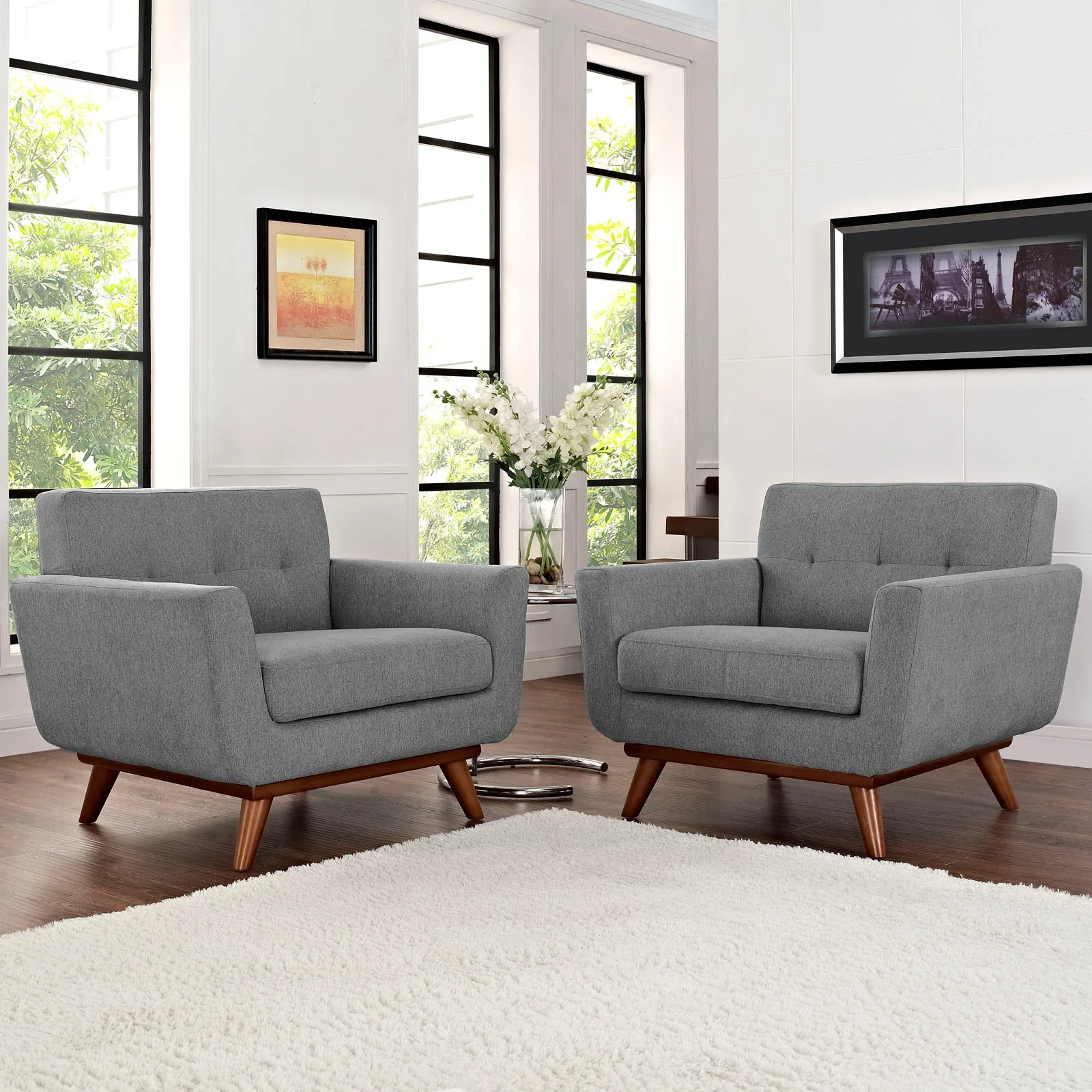 Engage Wood Armchair Set of 2 - Image 7