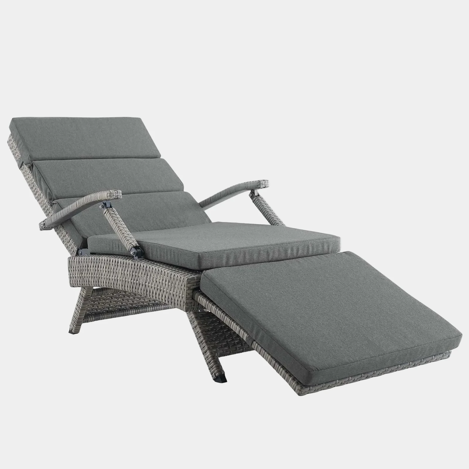 Envisage Chaise Outdoor Patio Wicker Rattan Lounge Chair - Image 11