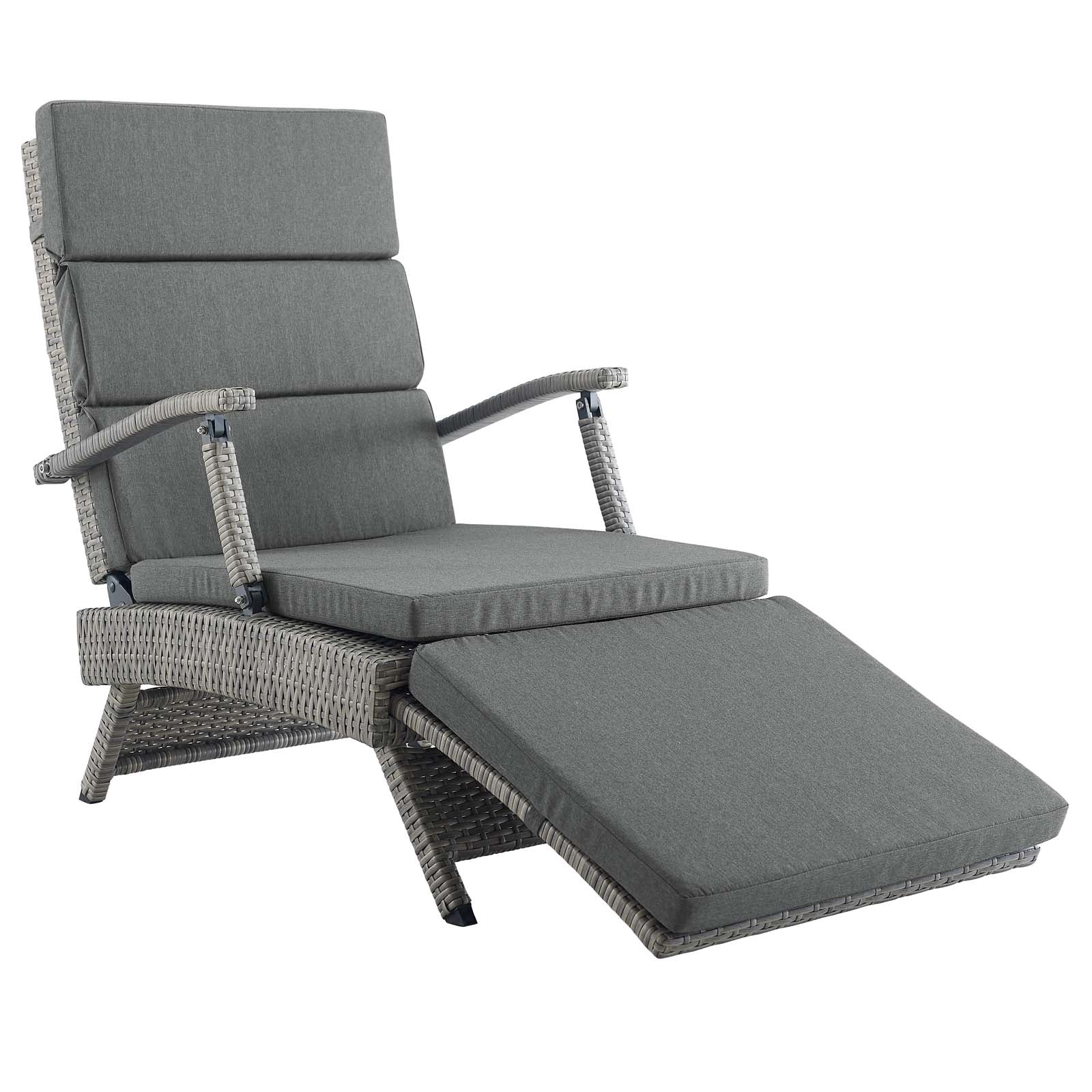 Envisage Chaise Outdoor Patio Wicker Rattan Lounge Chair - Image 13