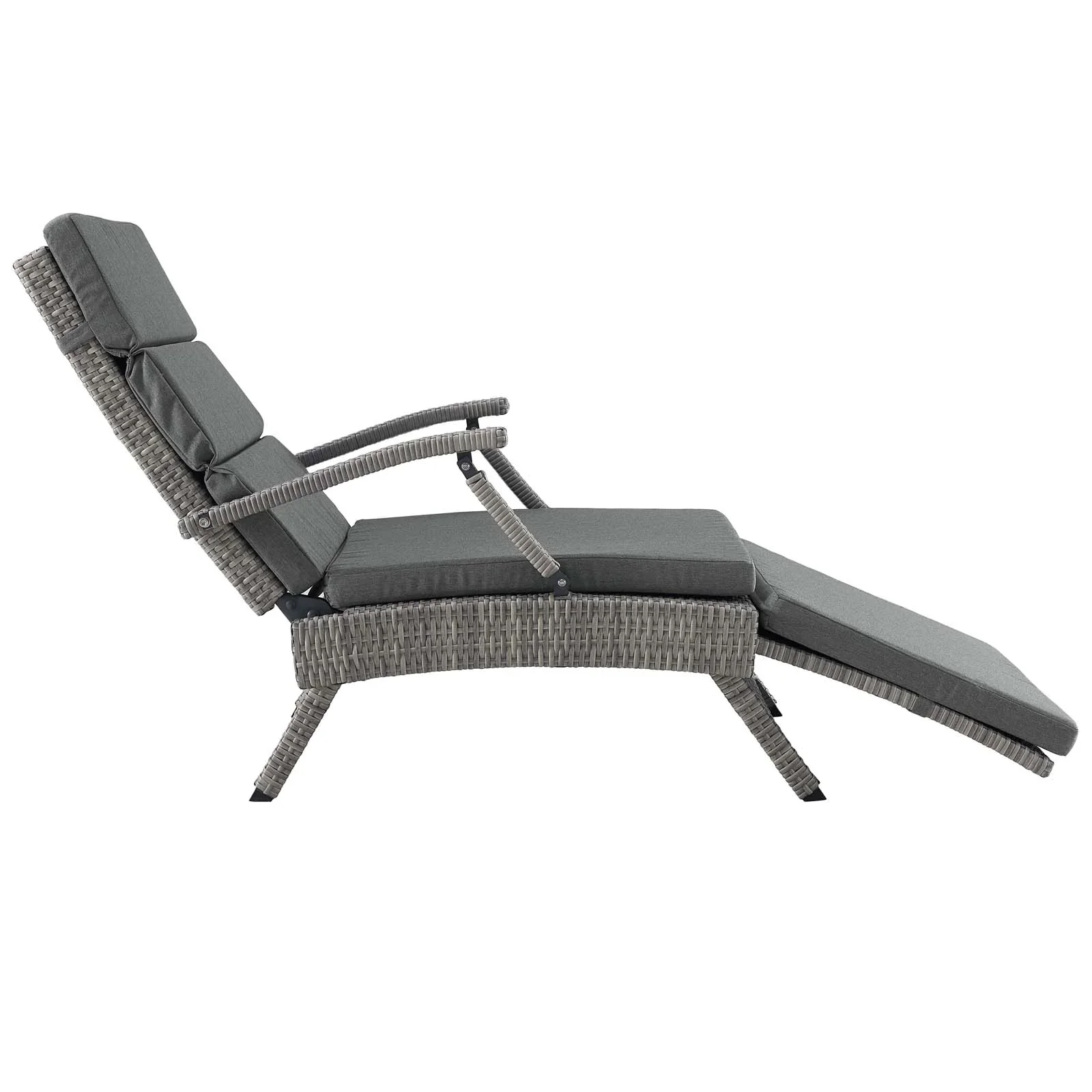 Envisage Chaise Outdoor Patio Wicker Rattan Lounge Chair - Image 15