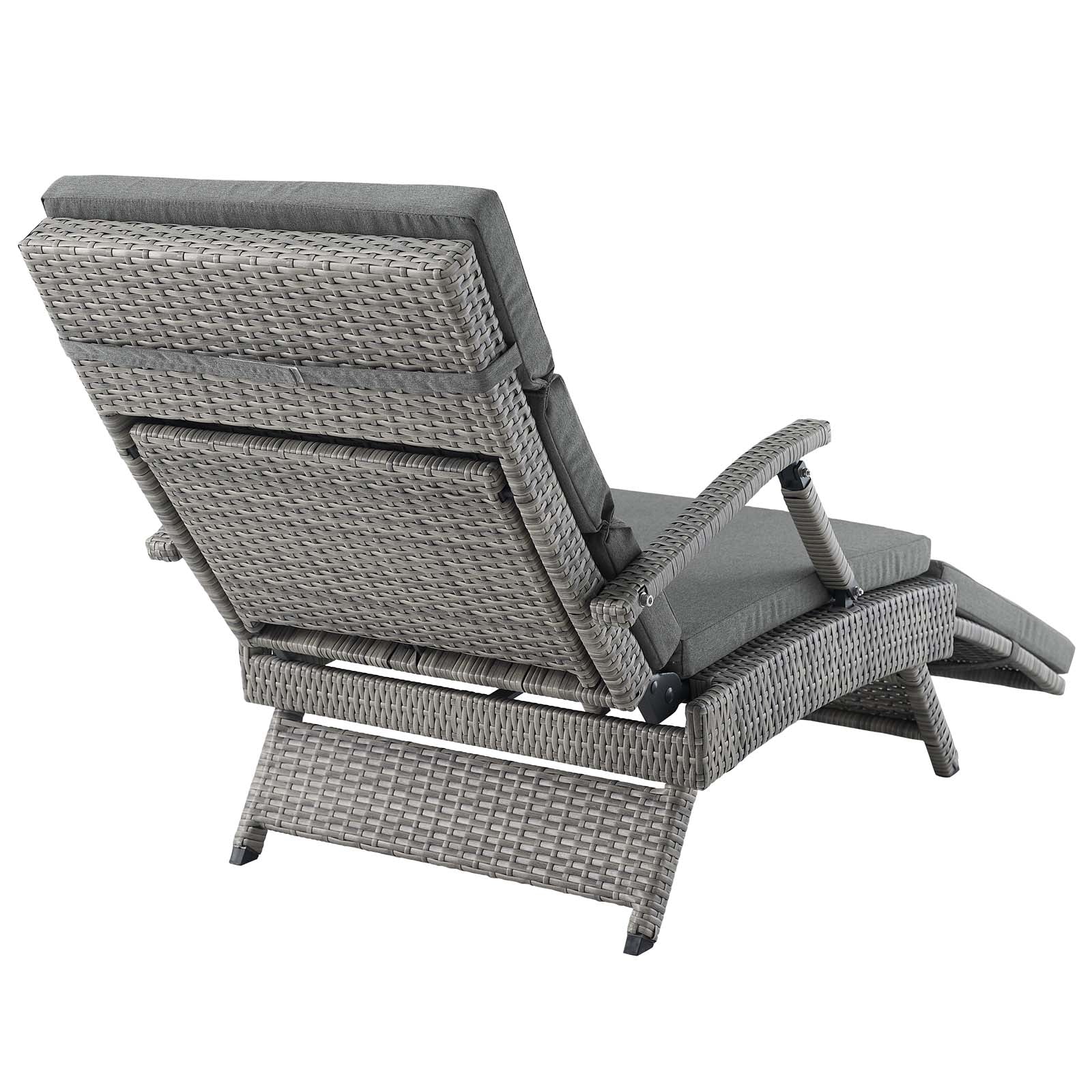 Envisage Chaise Outdoor Patio Wicker Rattan Lounge Chair - Image 16
