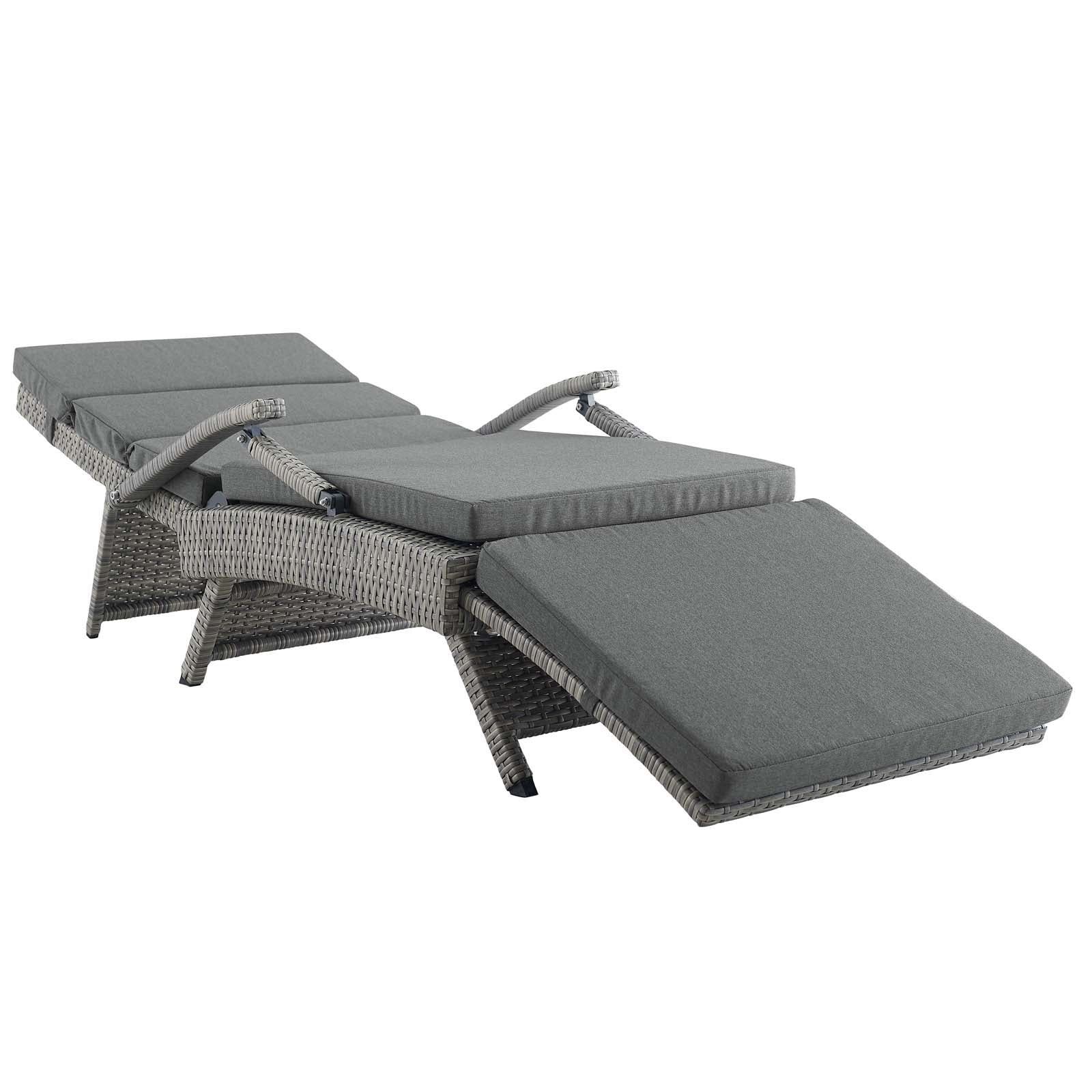 Envisage Chaise Outdoor Patio Wicker Rattan Lounge Chair - Image 17