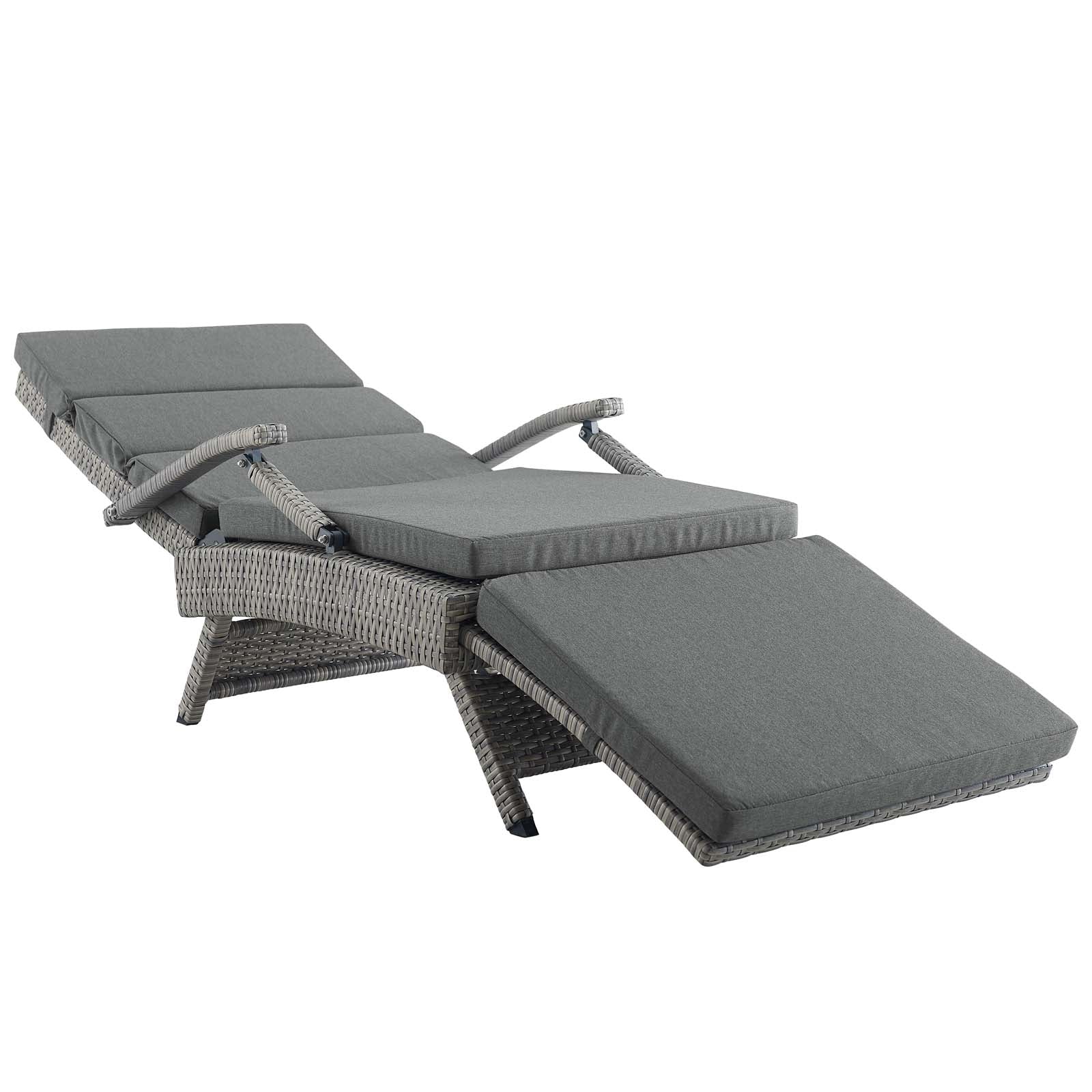 Envisage Chaise Outdoor Patio Wicker Rattan Lounge Chair - Image 18