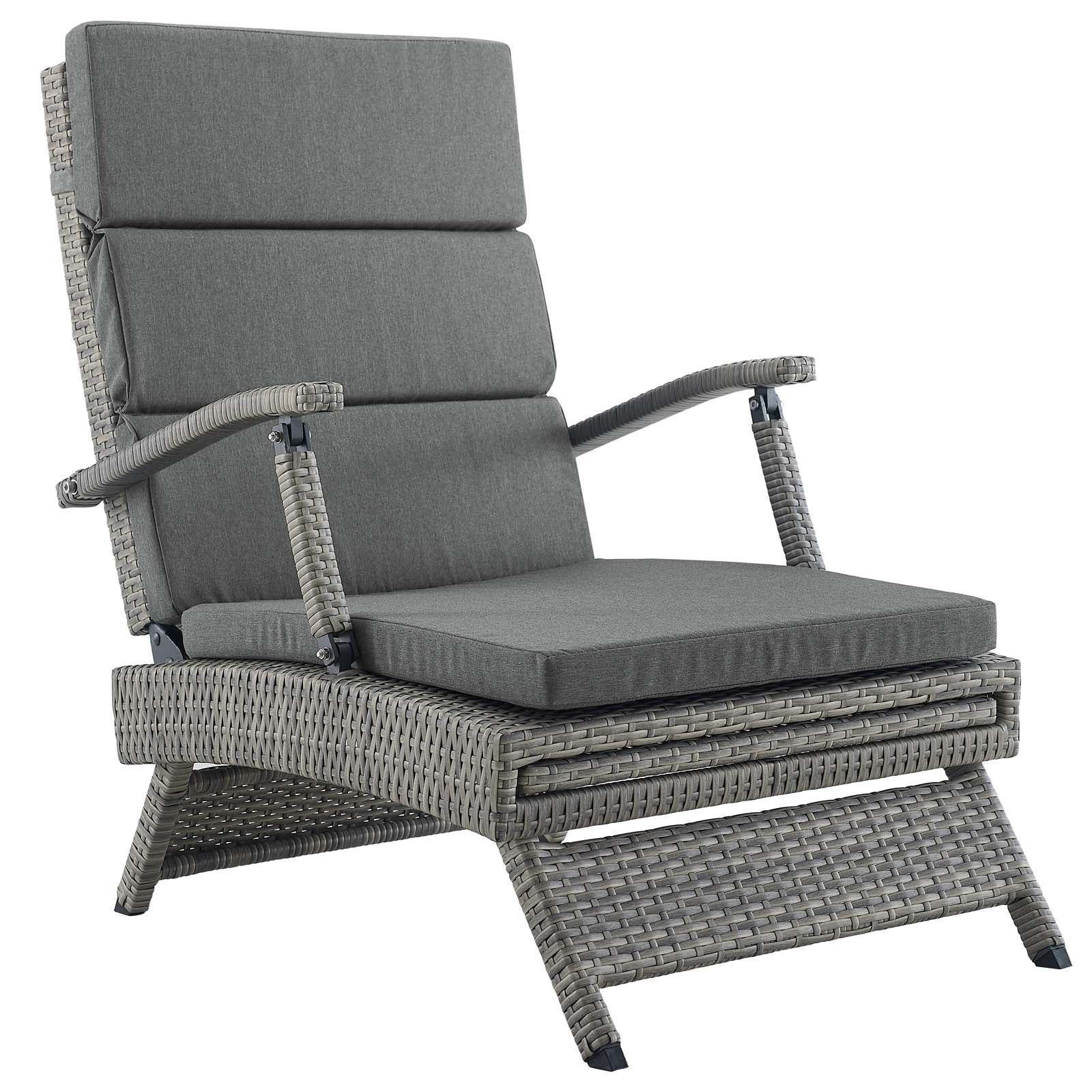Envisage Chaise Outdoor Patio Wicker Rattan Lounge Chair - Image 19