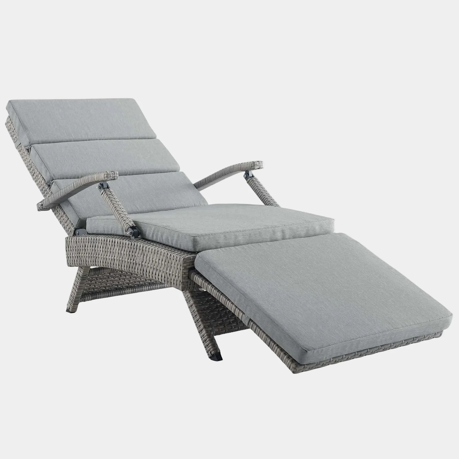 Envisage Chaise Outdoor Patio Wicker Rattan Lounge Chair - Image 21