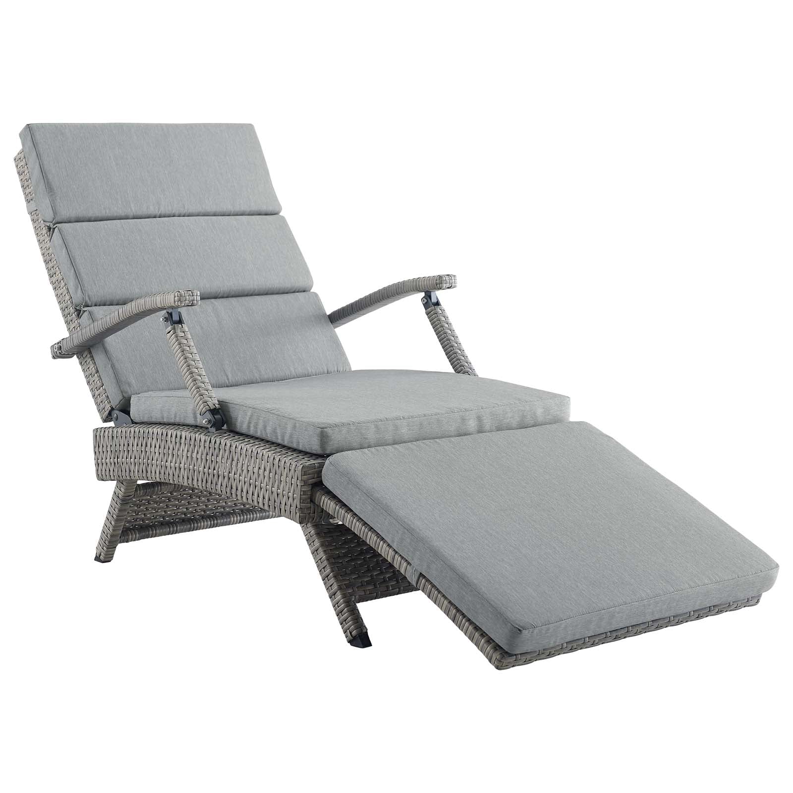 Envisage Chaise Outdoor Patio Wicker Rattan Lounge Chair - Image 24