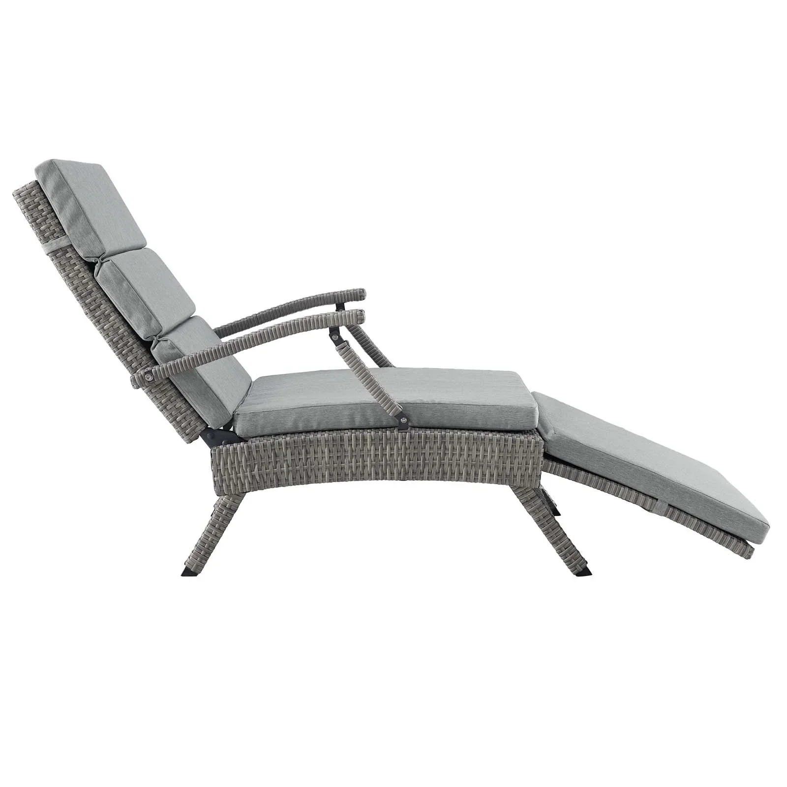 Envisage Chaise Outdoor Patio Wicker Rattan Lounge Chair - Image 25