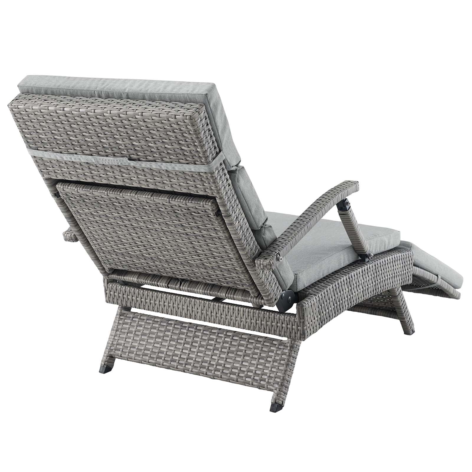 Envisage Chaise Outdoor Patio Wicker Rattan Lounge Chair - Image 26