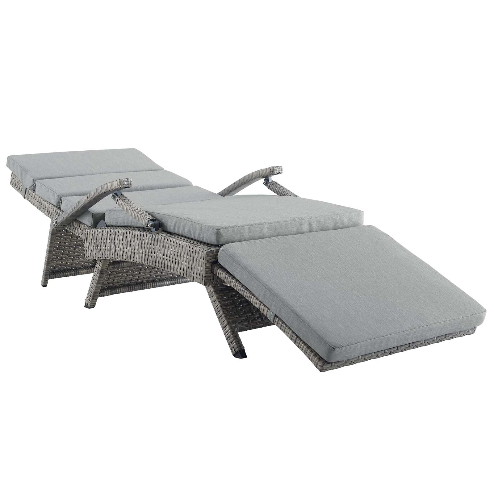 Envisage Chaise Outdoor Patio Wicker Rattan Lounge Chair - Image 27