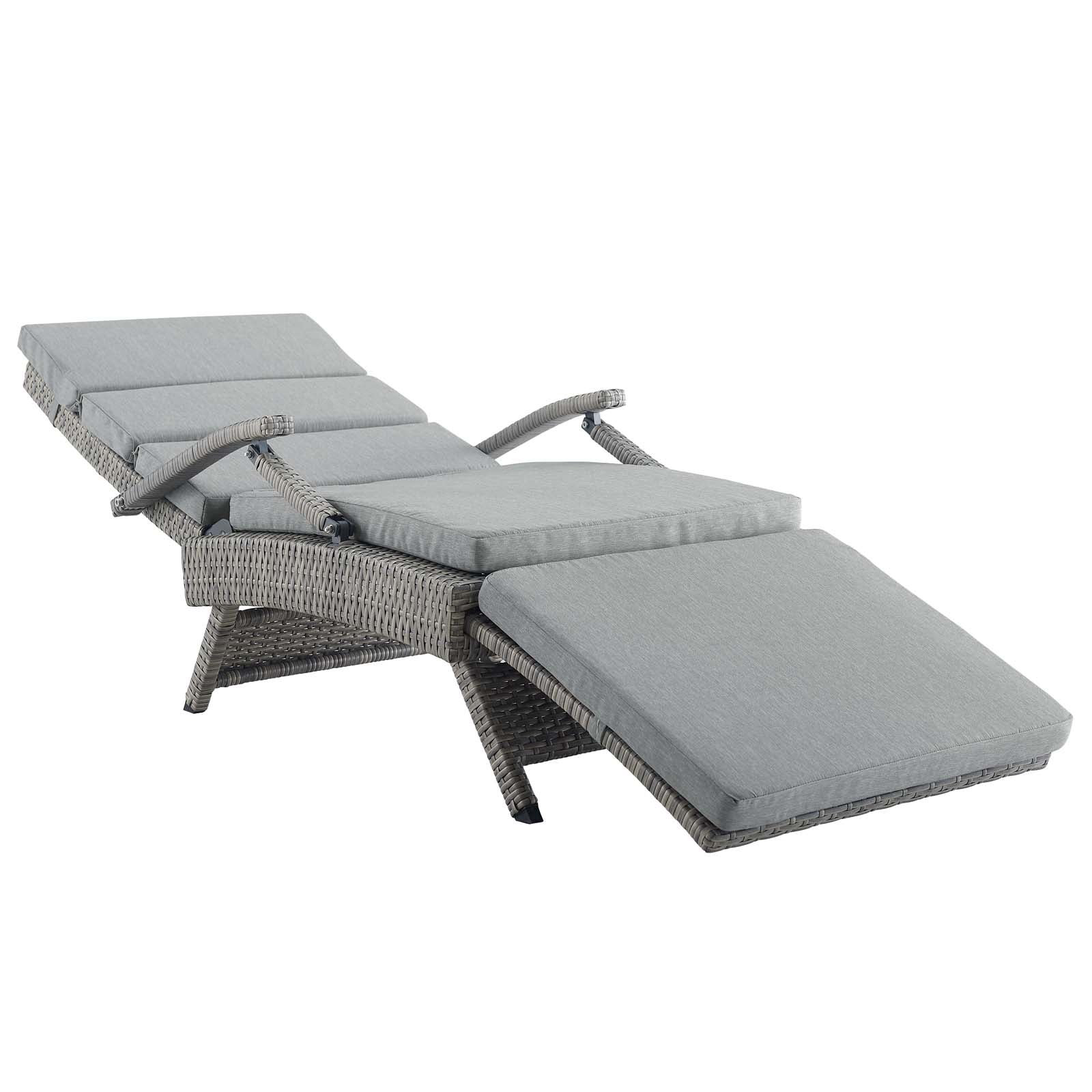 Envisage Chaise Outdoor Patio Wicker Rattan Lounge Chair - Image 28