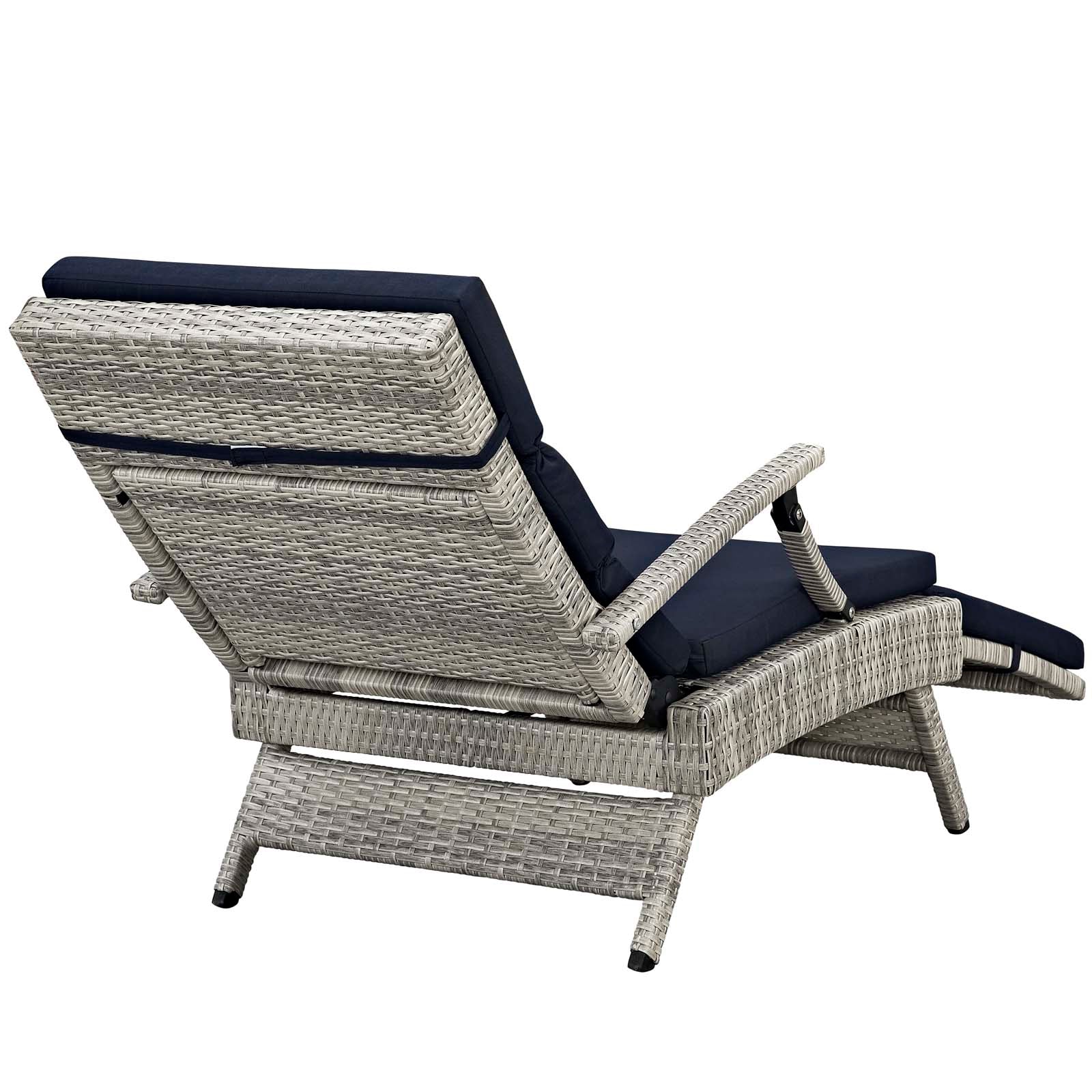 Envisage Chaise Outdoor Patio Wicker Rattan Lounge Chair - Image 36