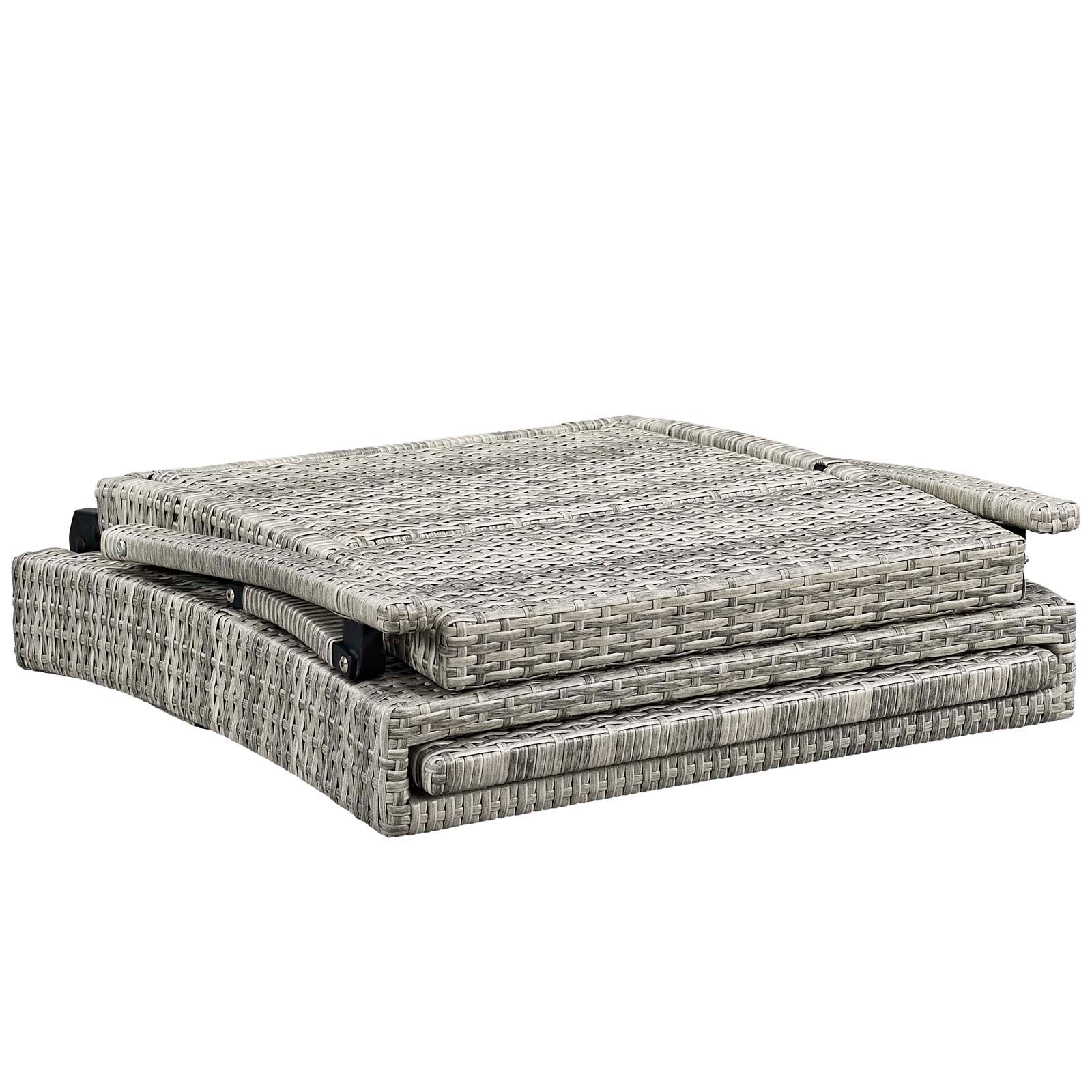Envisage Chaise Outdoor Patio Wicker Rattan Lounge Chair - Image 40