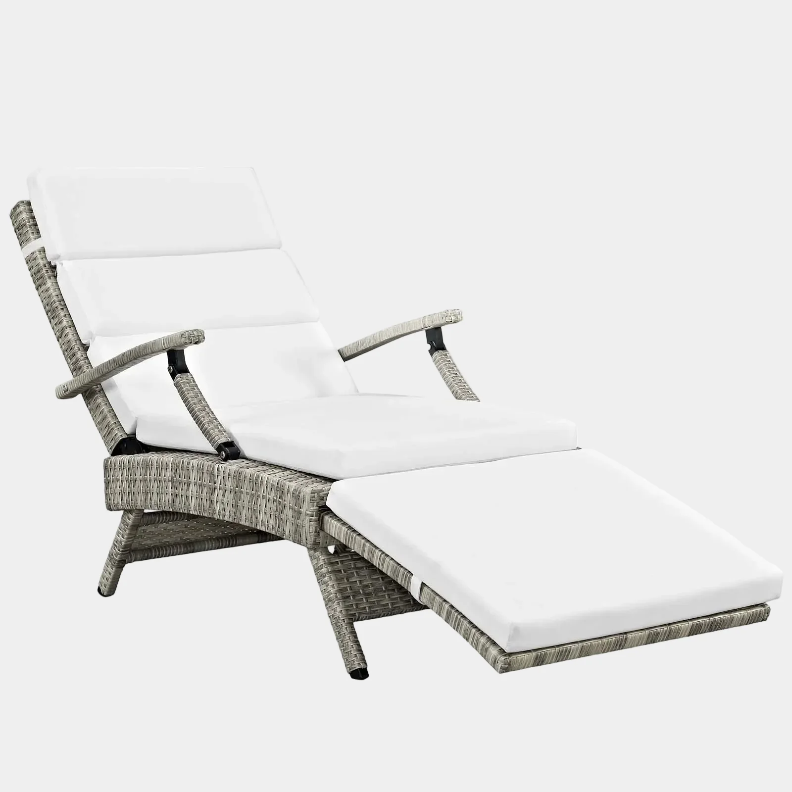 Envisage Chaise Outdoor Patio Wicker Rattan Lounge Chair - Image 41