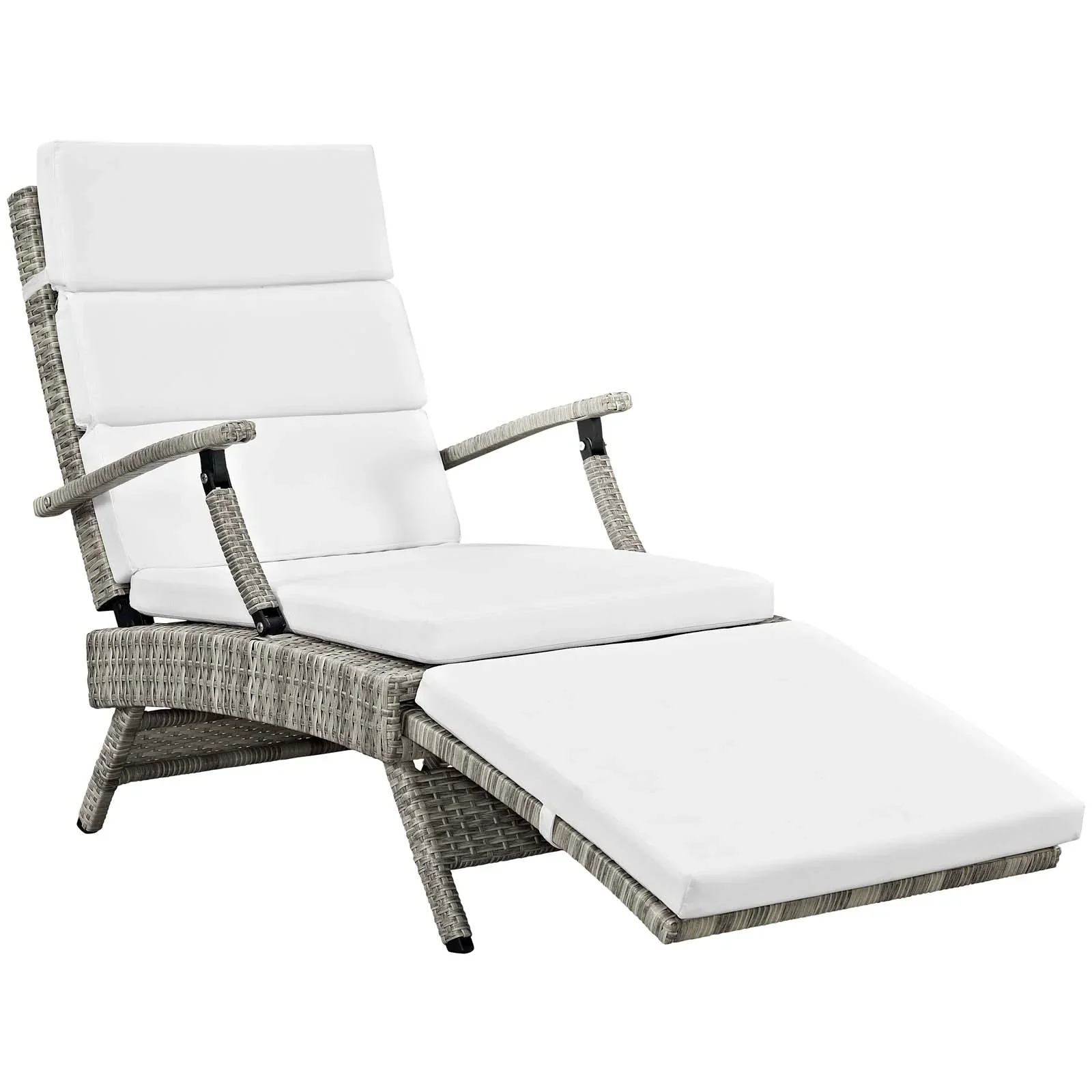 Envisage Chaise Outdoor Patio Wicker Rattan Lounge Chair - Image 44