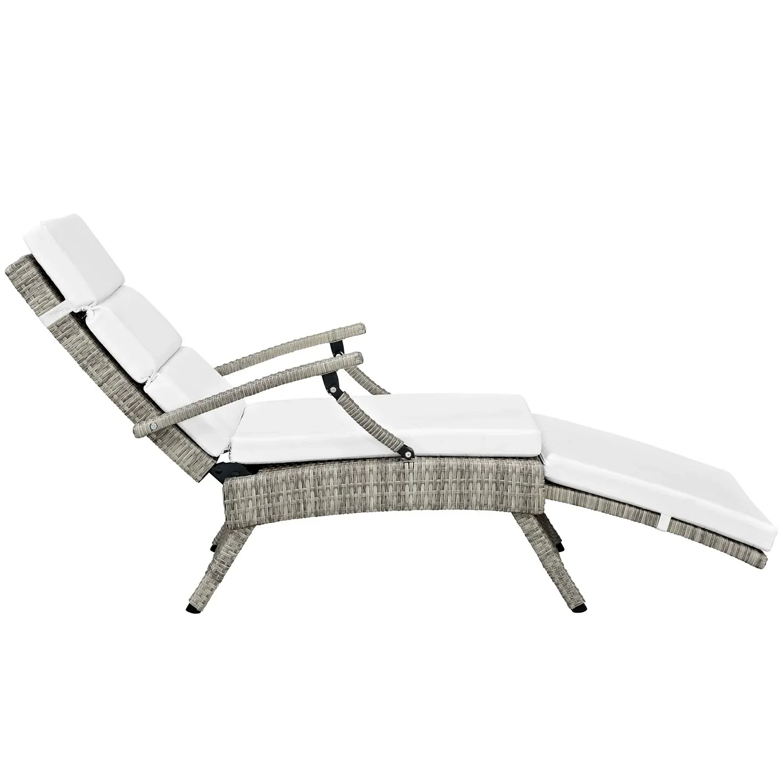 Envisage Chaise Outdoor Patio Wicker Rattan Lounge Chair - Image 45