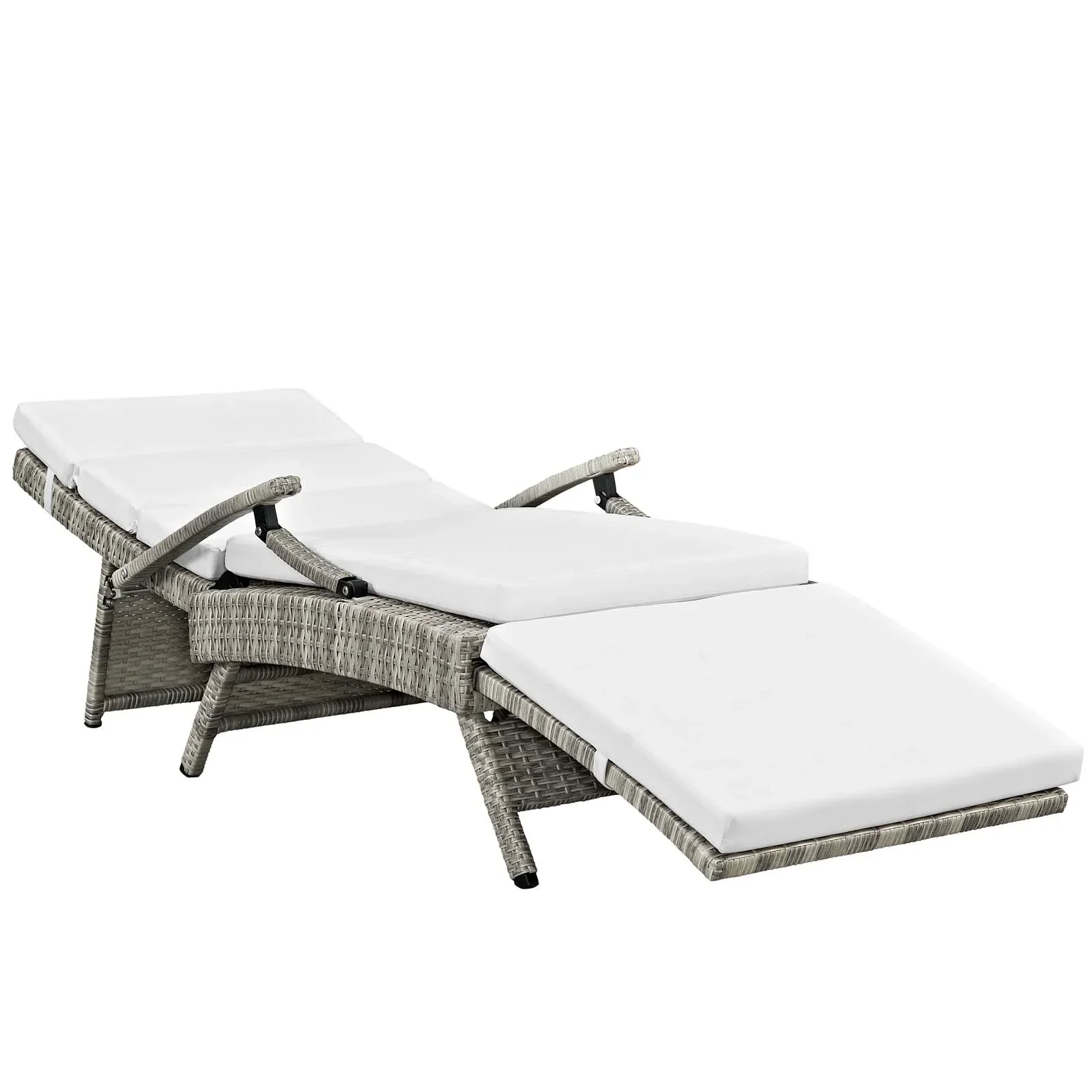 Envisage Chaise Outdoor Patio Wicker Rattan Lounge Chair - Image 48
