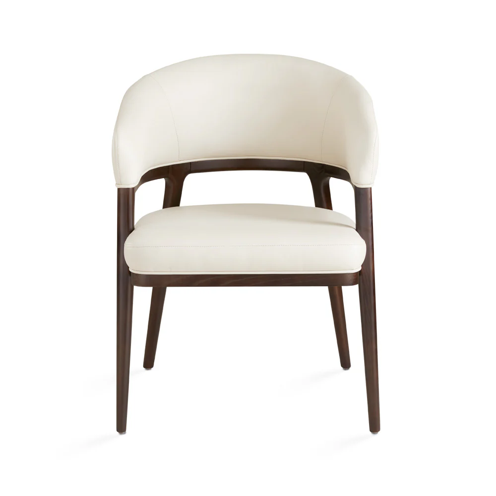 Erica Dining Chair Taupe Leatherette - Image 3