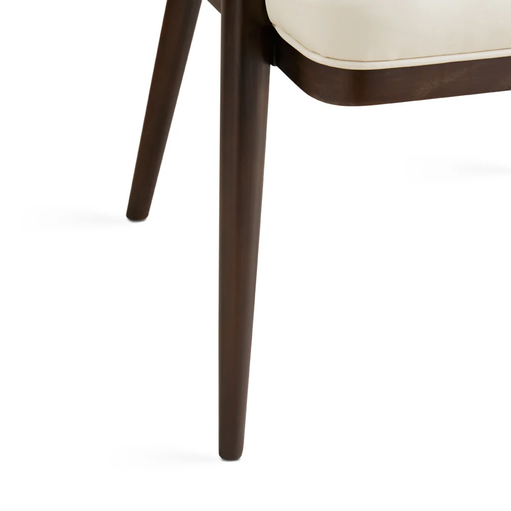 Erica Dining Chair Taupe Leatherette - Image 4
