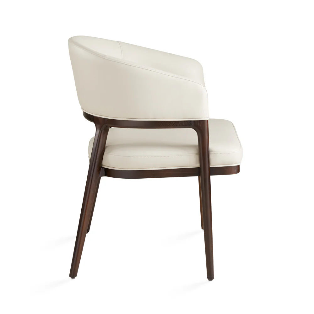 Erica Dining Chair Taupe Leatherette - Image 6