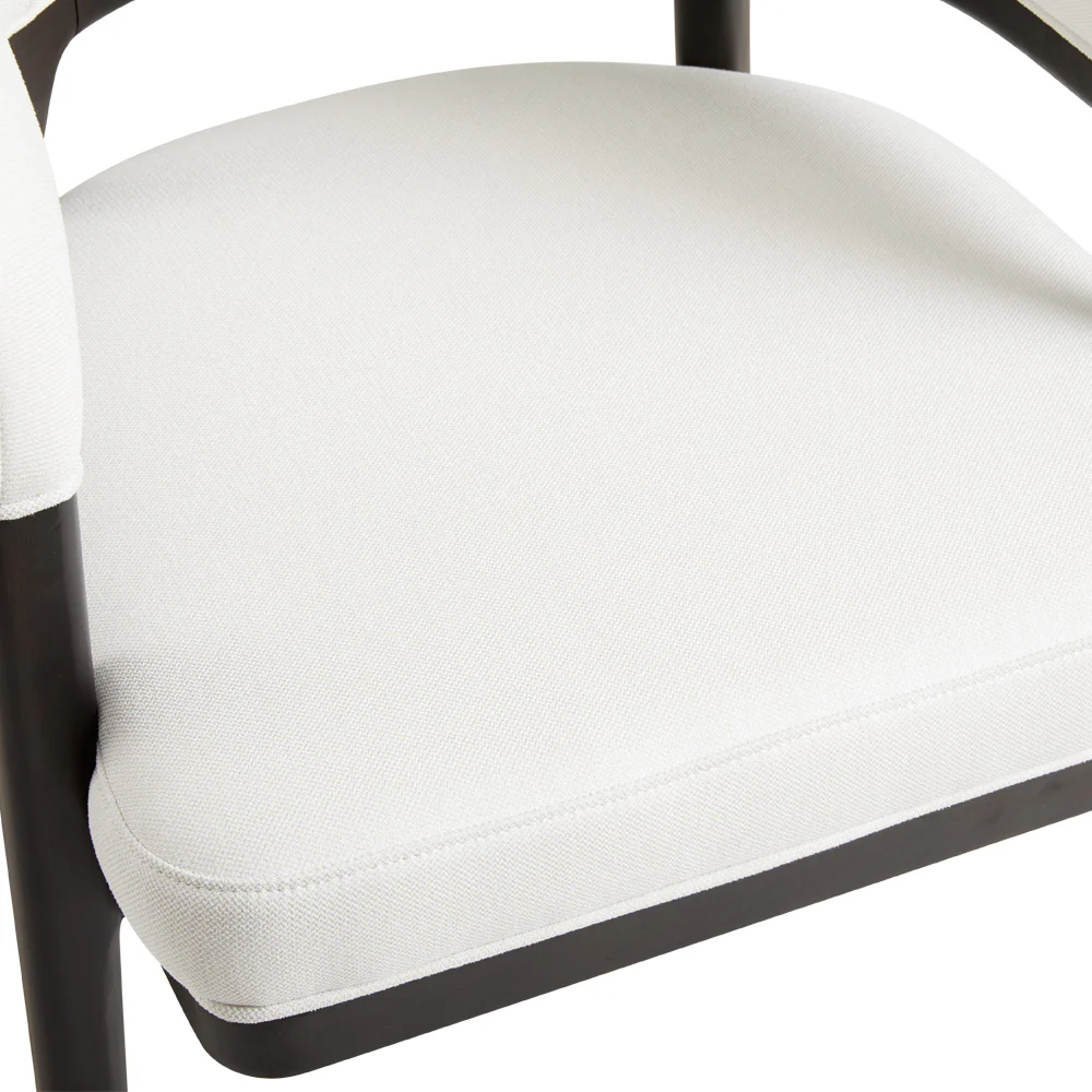 Erica Dining Chair White Linen - Image 10