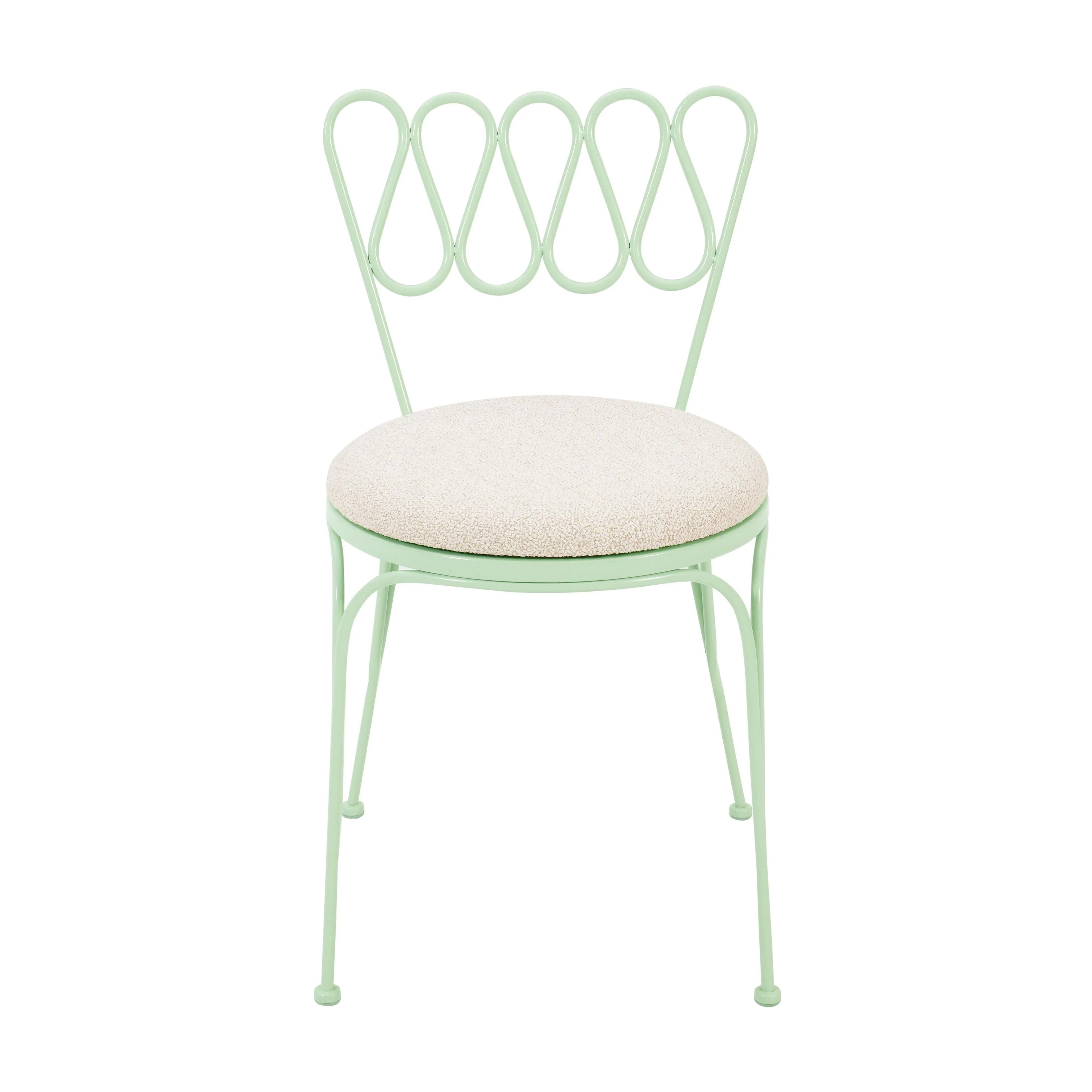 Erica Wrought Iron Outdoor Chair - Image 12