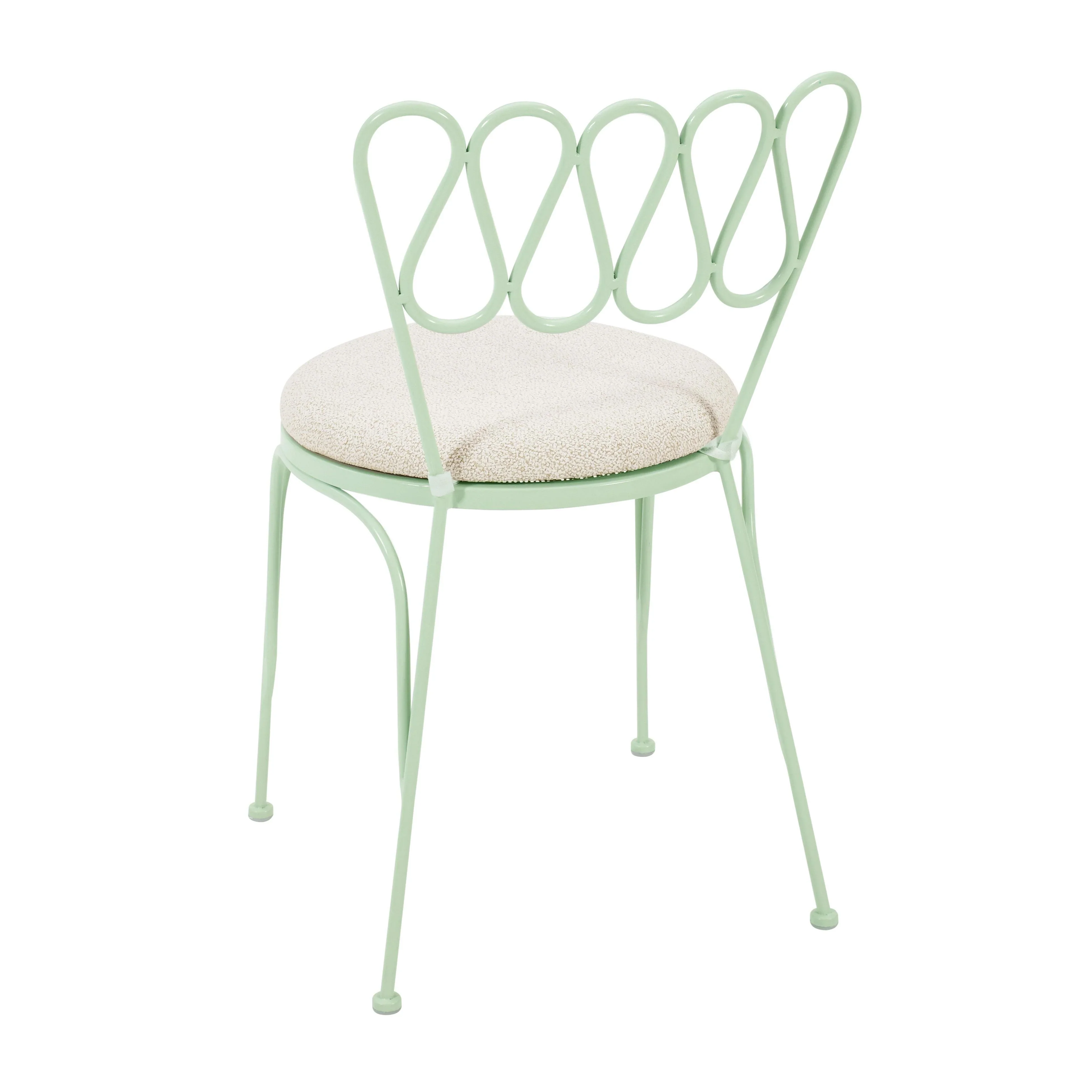 Erica Wrought Iron Outdoor Chair - Image 13
