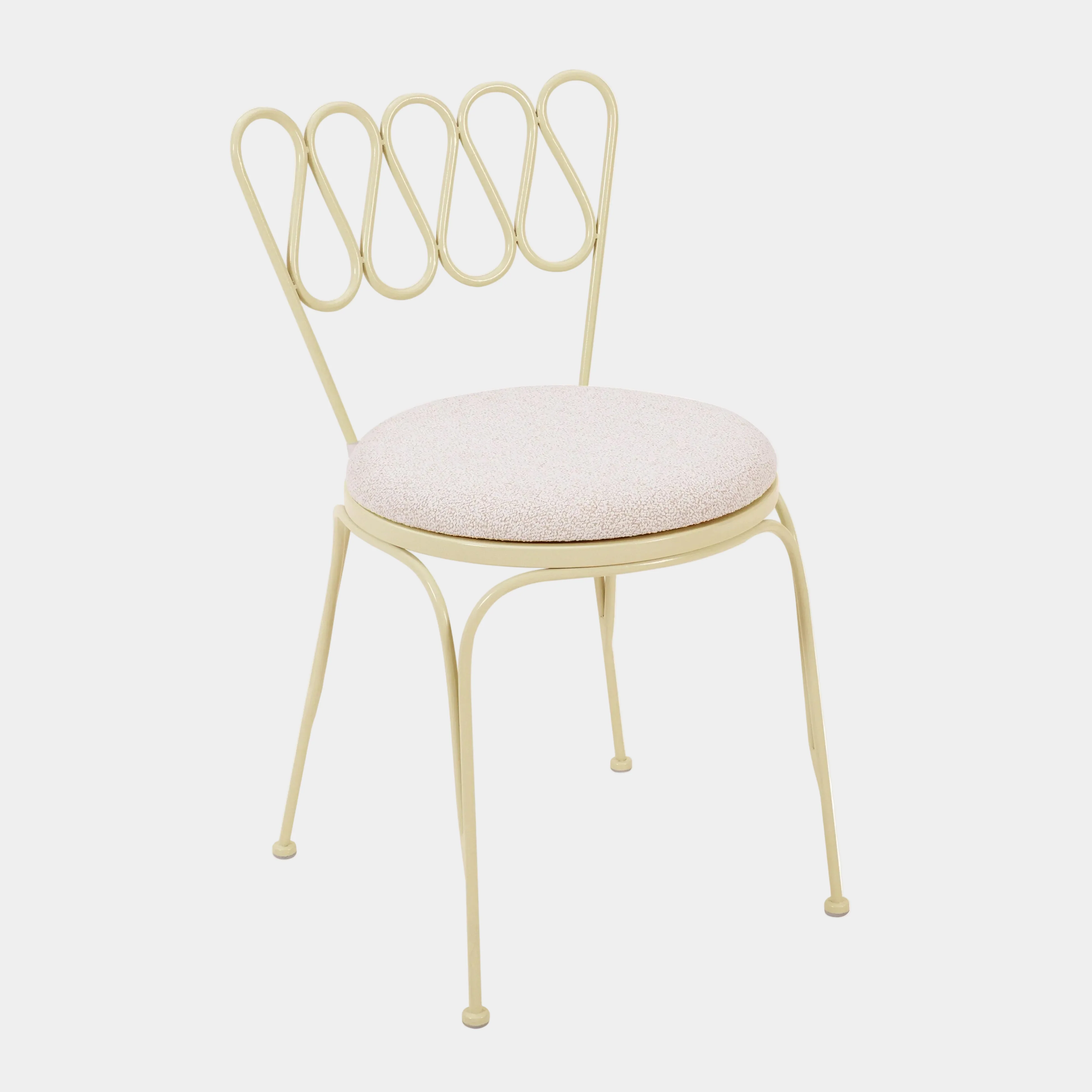 Erica Wrought Iron Outdoor Chair - Image 17