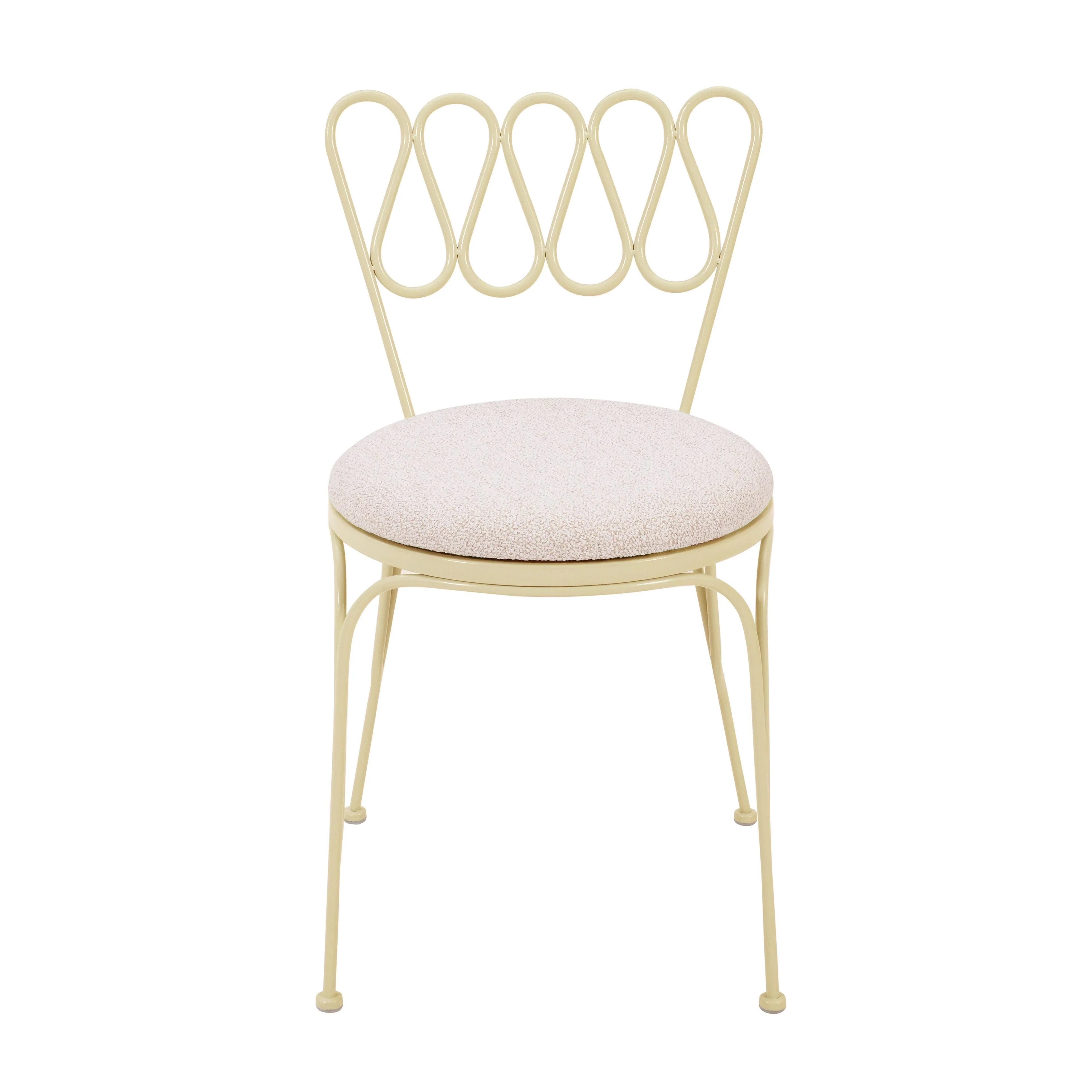 Erica Wrought Iron Outdoor Chair - Image 20