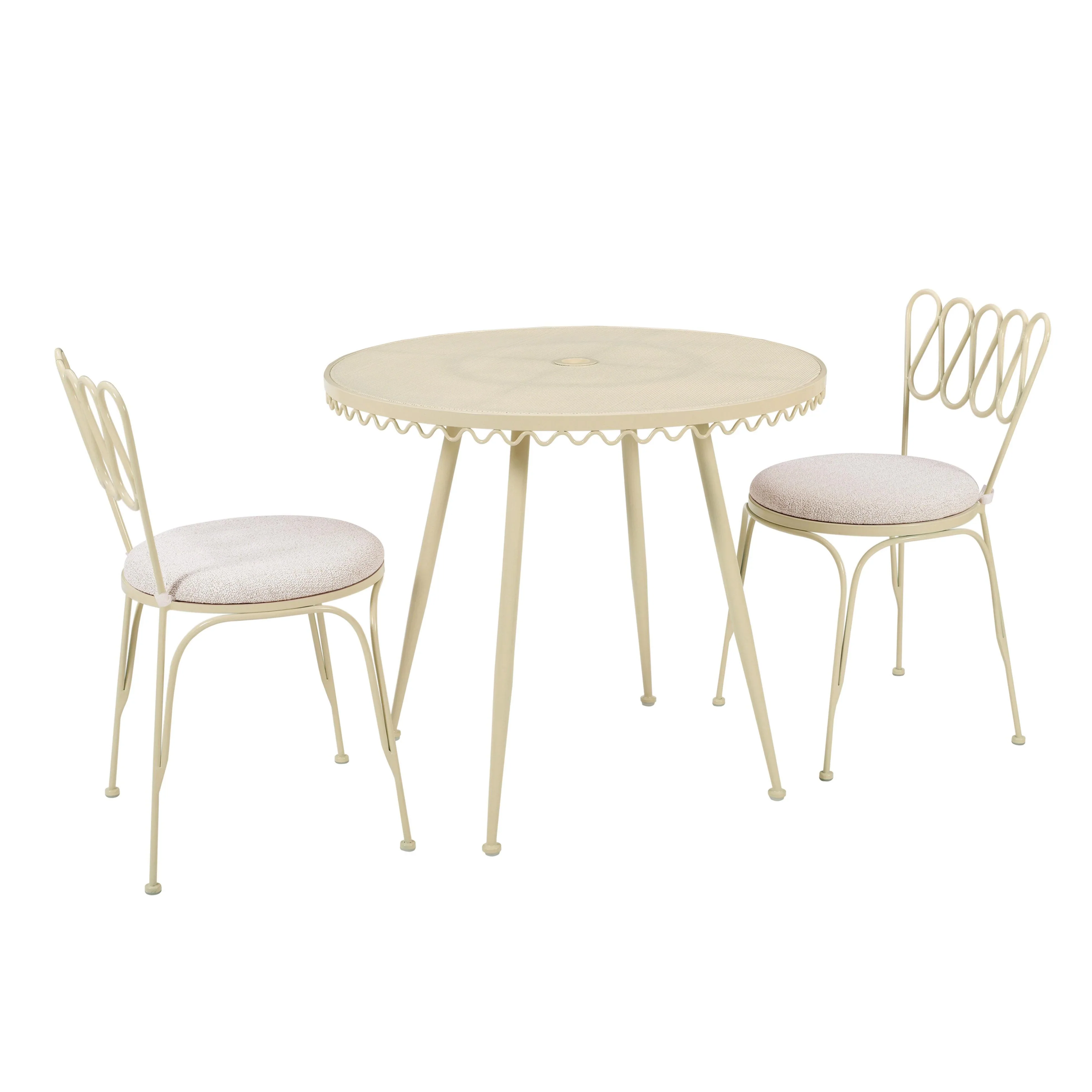 Erica Wrought Iron Outdoor Chair - Image 24