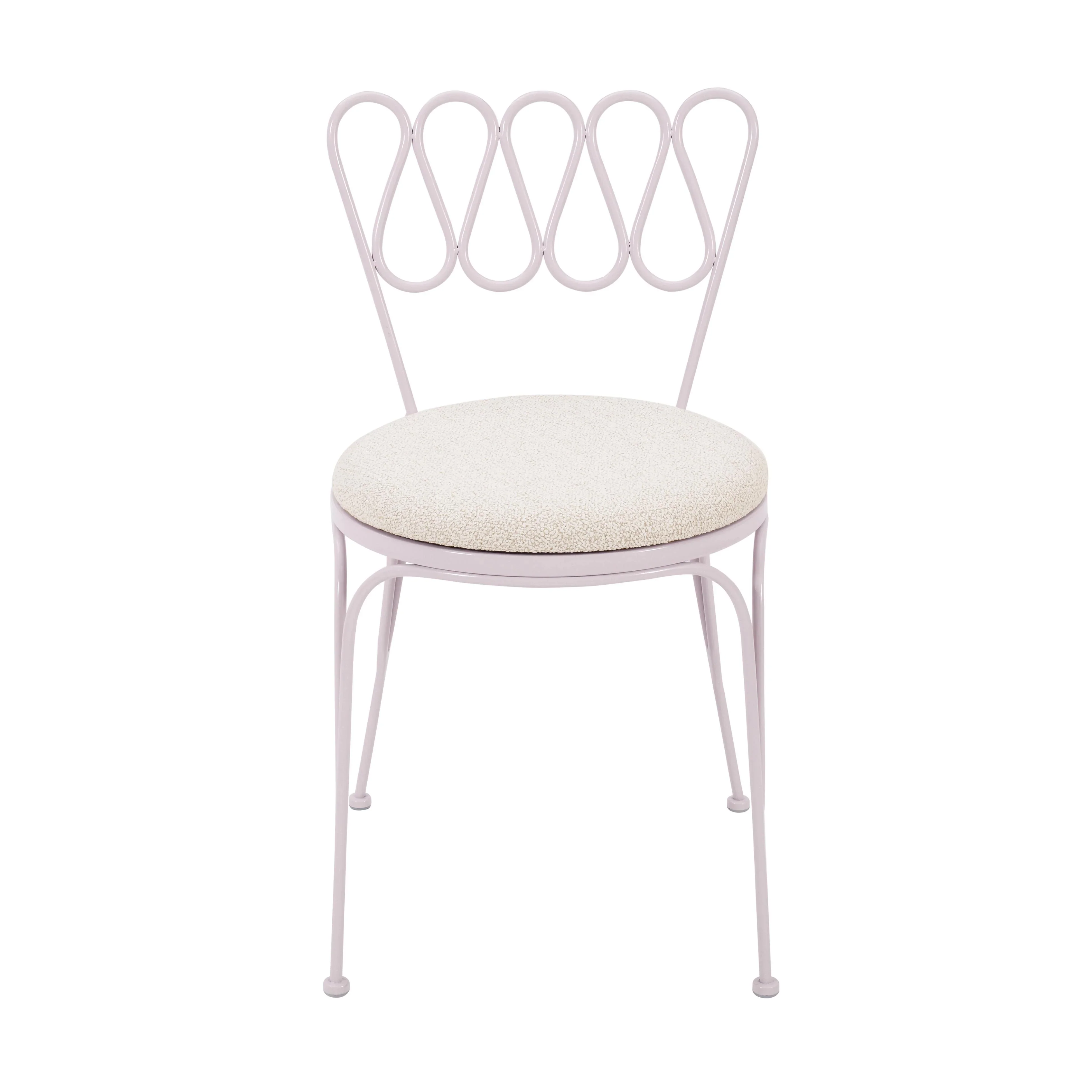Erica Wrought Iron Outdoor Chair - Image 4