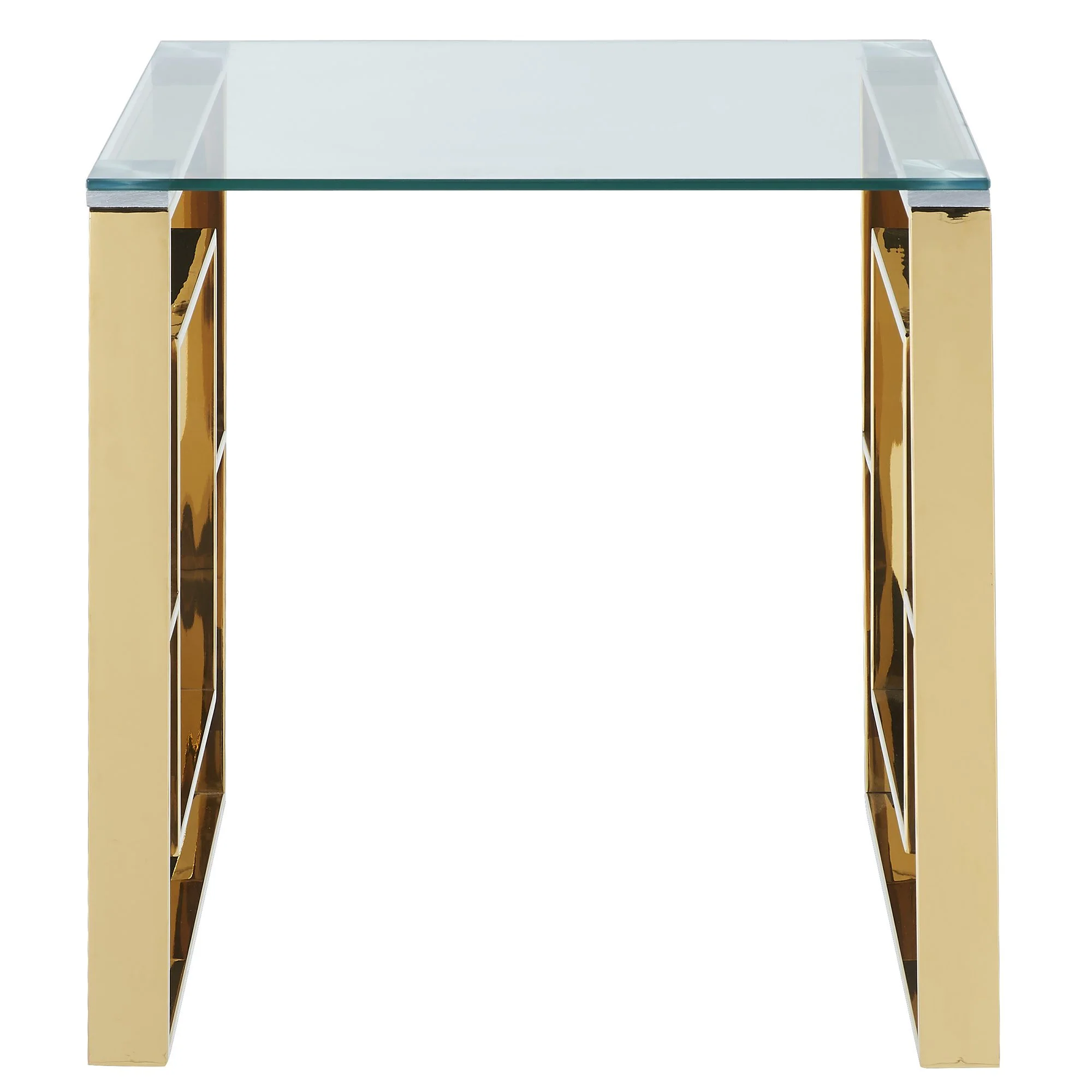 Eros Accent Table in Gold - Image 4